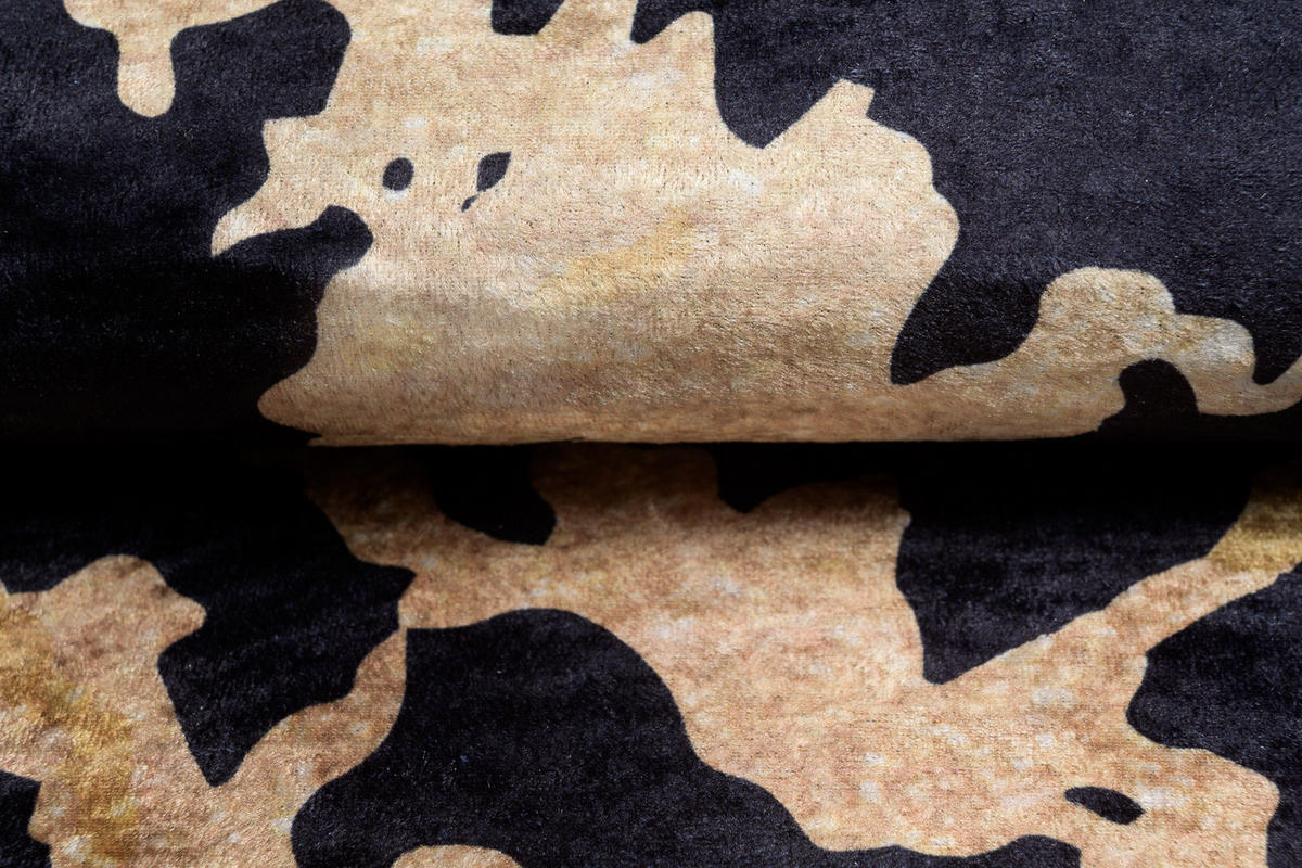 TEPPICH TOSCANA Schwarz 140/200 cm - Schwarz, Textil (140/200cm) - Tapiso