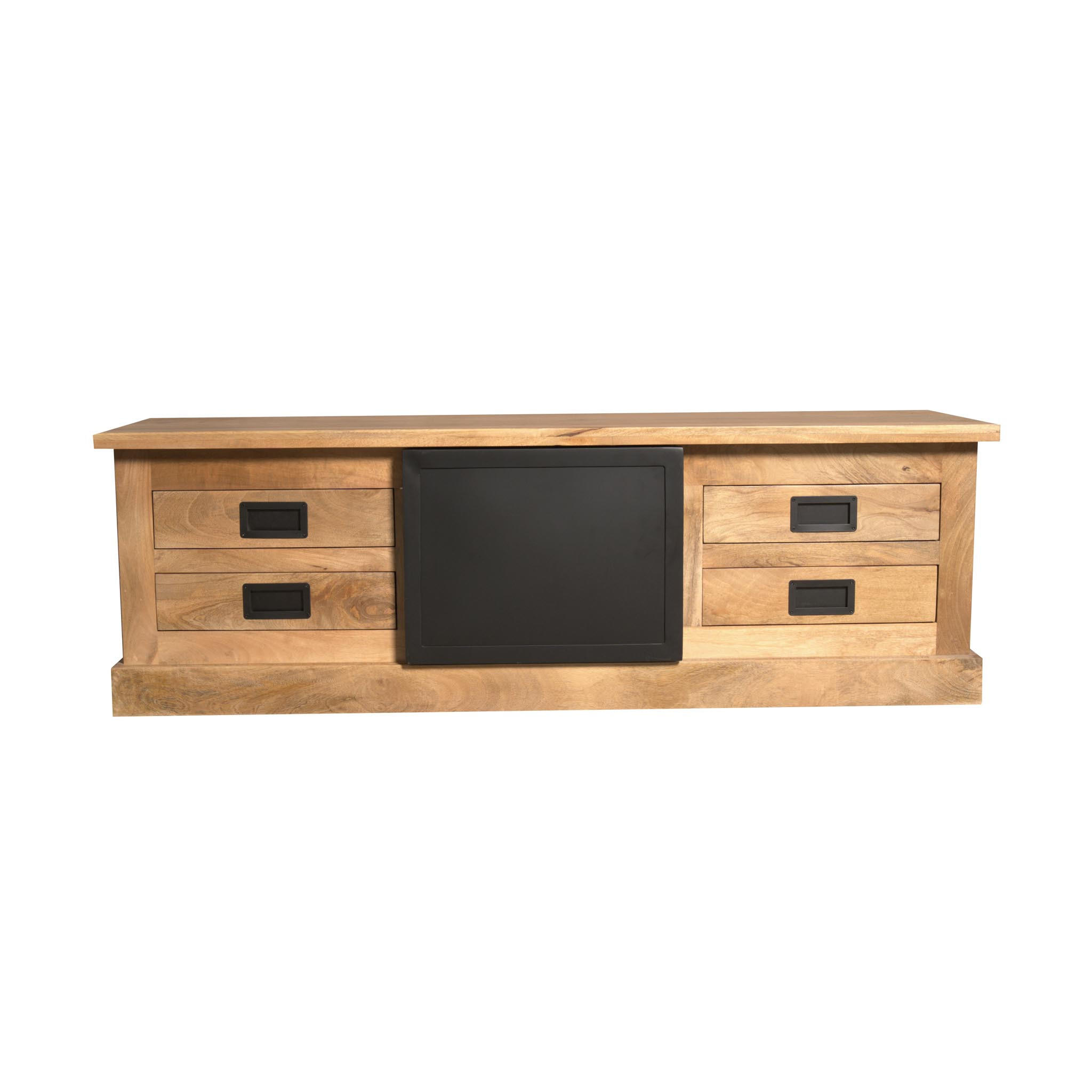 TV-MÖBEL Noa Braun 45/155/50 cm - Braun, Holz (155/50/45cm) - Starfurn