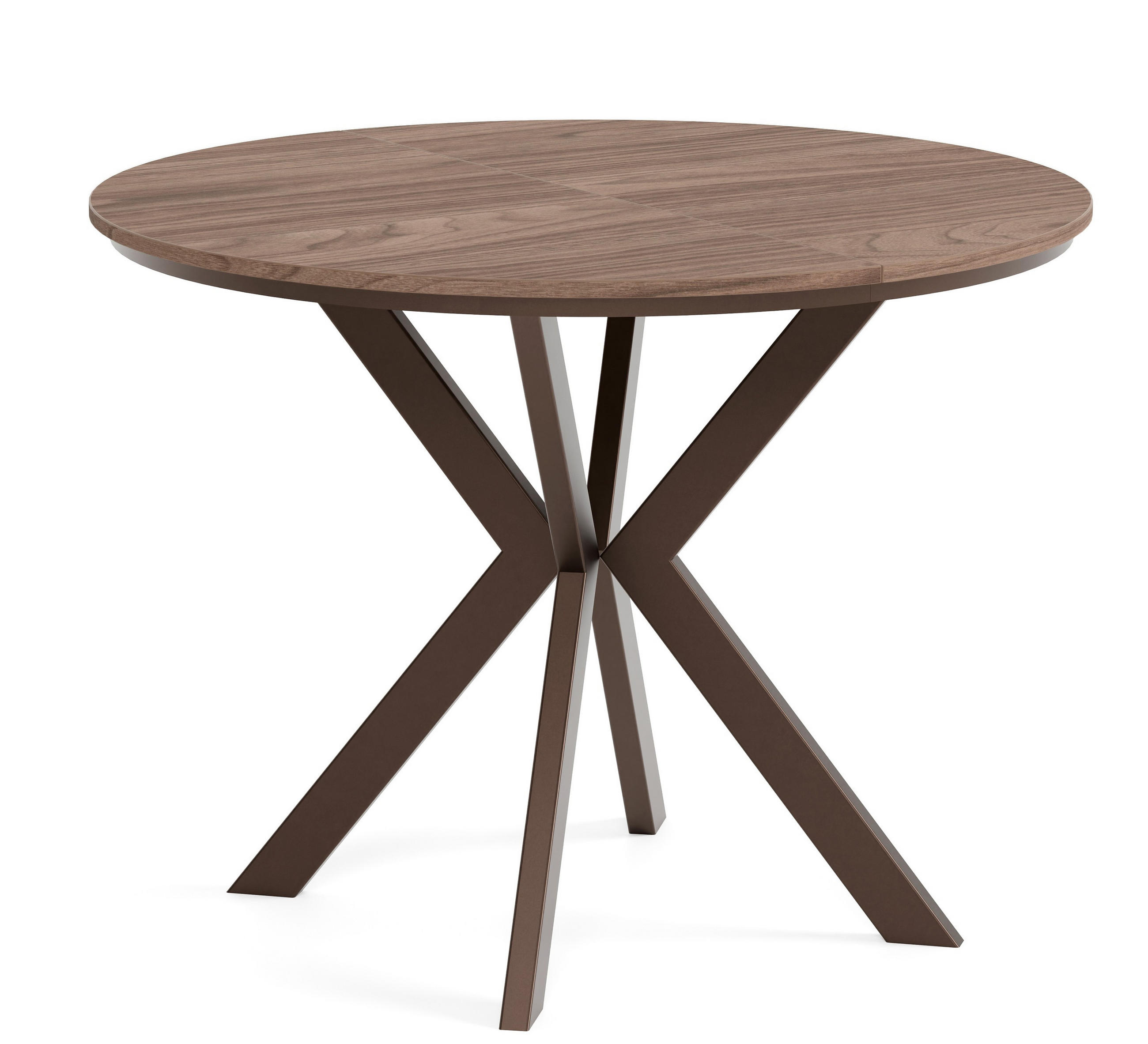 Sepro Meble Tisch Braun, Walnuss 90x76x90 cm