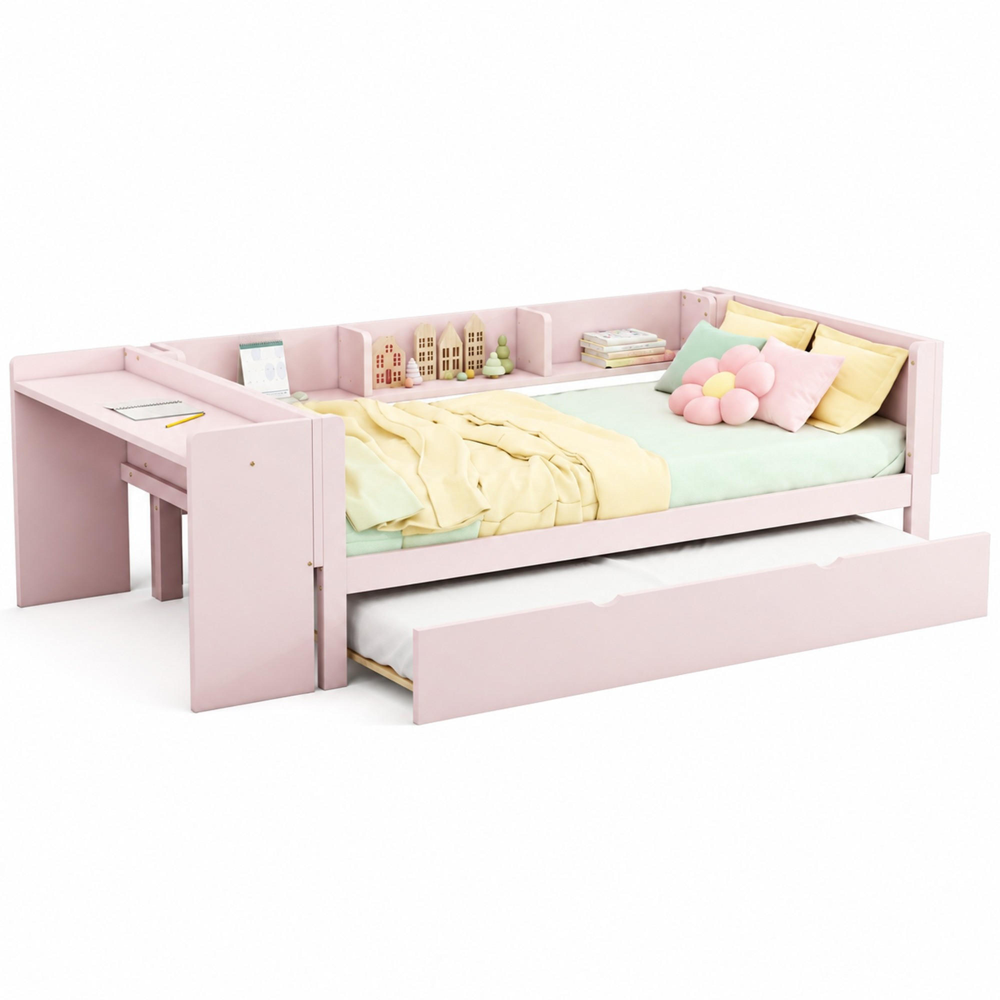 Evryae Jugendbett Rosa 90x200 cm