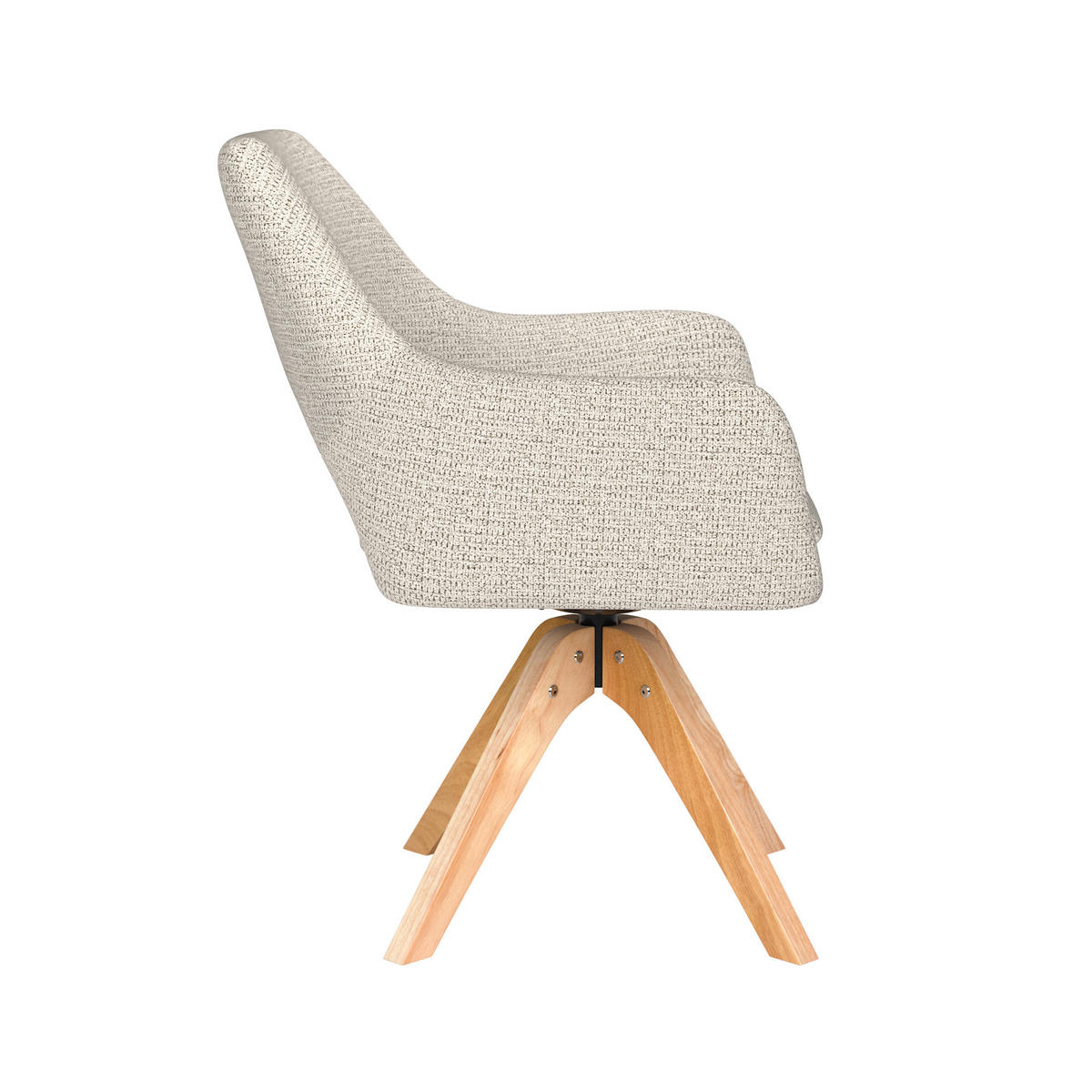 ESSZIMMERSTUHL Mos - Beige - 59/59/85 cm - Beige, Textil (59/85/59cm)