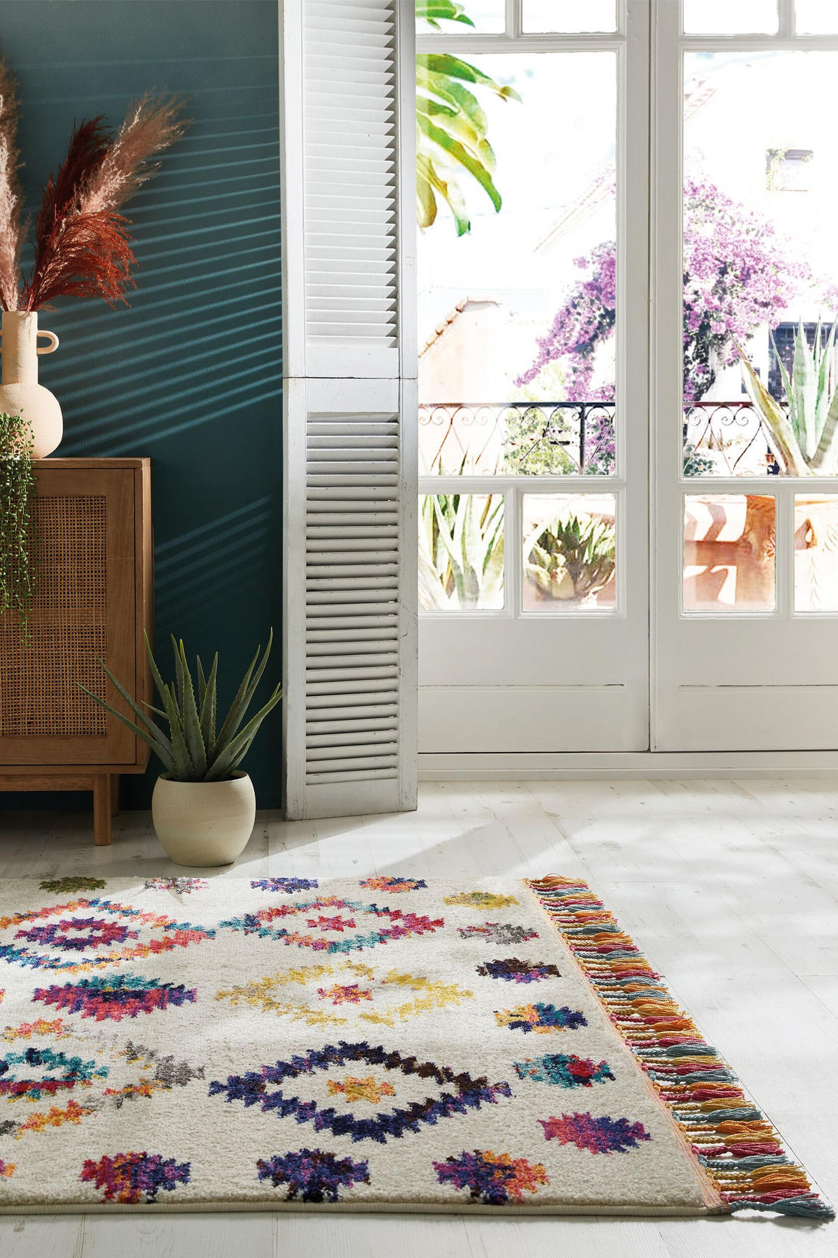 TEPPICH Berber-Design bunt ARUN KIM, Multi 80x150 cm - Multicolor, Textil (80/150cm) - KADIMA DESIGN
