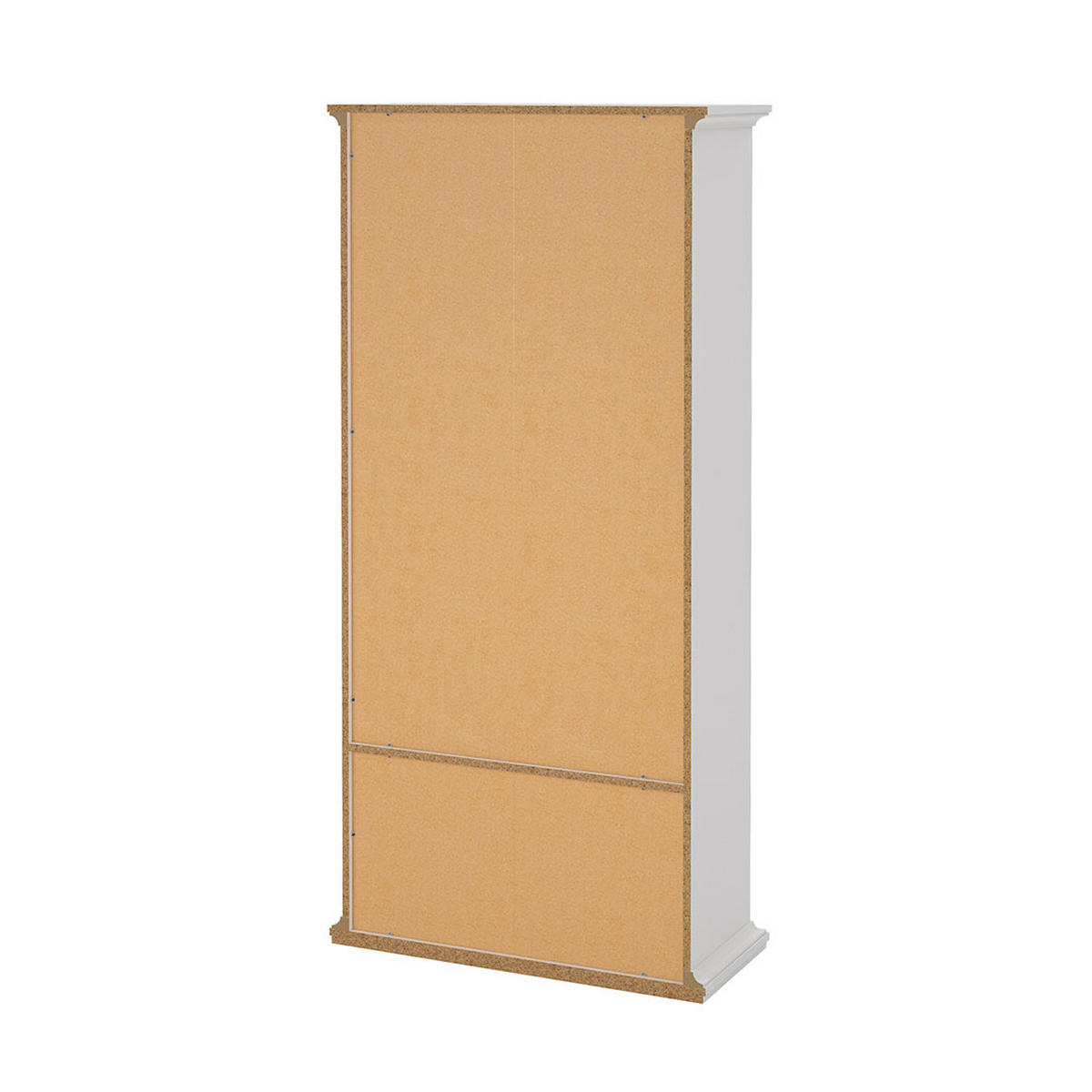 VITRINE Weiß - Weiß, Holzwerkstoff (96/201/42cm) - ebuy24