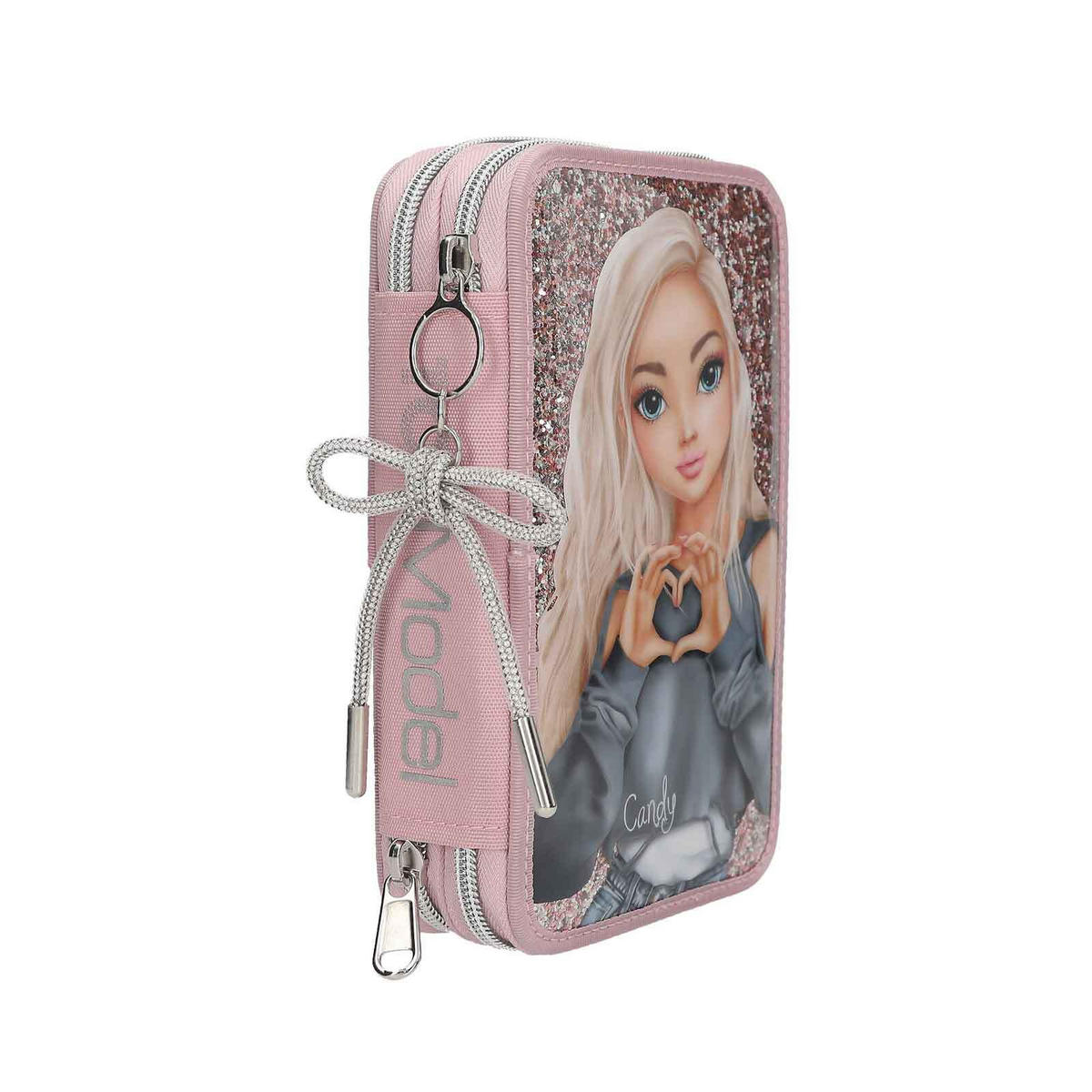 2-FACH FEDERTASCHE MY BFF TOPModel altrosa 5 x 12,5 x 20 cm - Altrosa, Kunststoff (12.5/20/5cm) - Depesche Germany