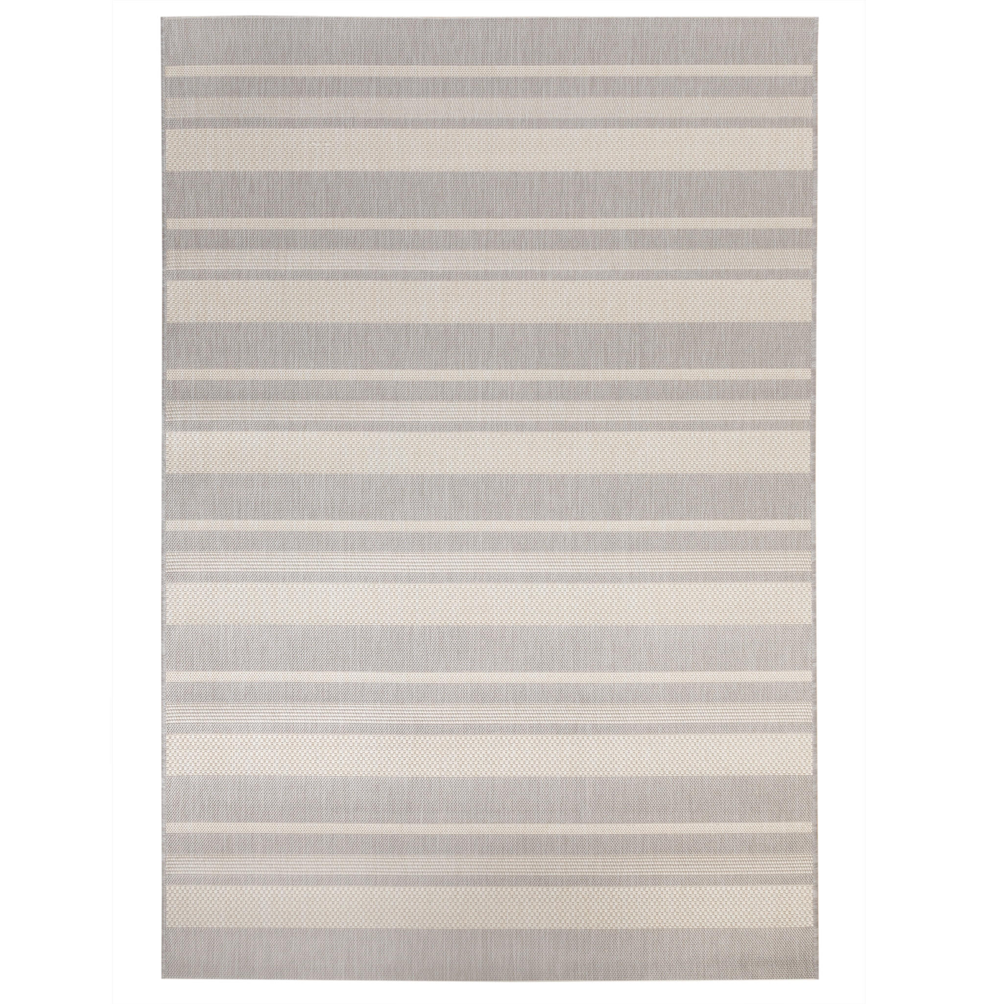 OUTDOORTEPPICH 280/380 cm Bergen Streifen - Grau, Textil (280/380cm) - Steffensmeier