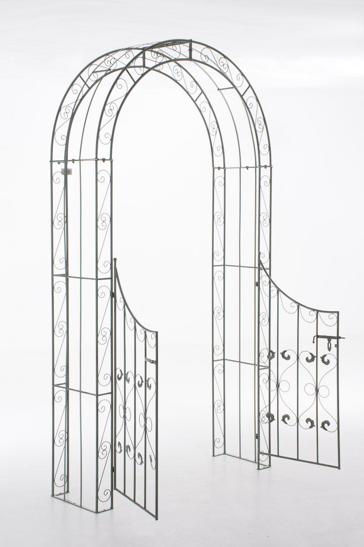 ROSENBOGEN Metall Antik-Grün - Grün, Metall (135/245/41.5cm) - CLP