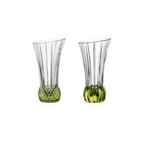 GLASVASE Set Spring Lime 2-tlg., Kristallglas - Transparent, Glas (2.84/5.35/2.8cm) - Nachtmann