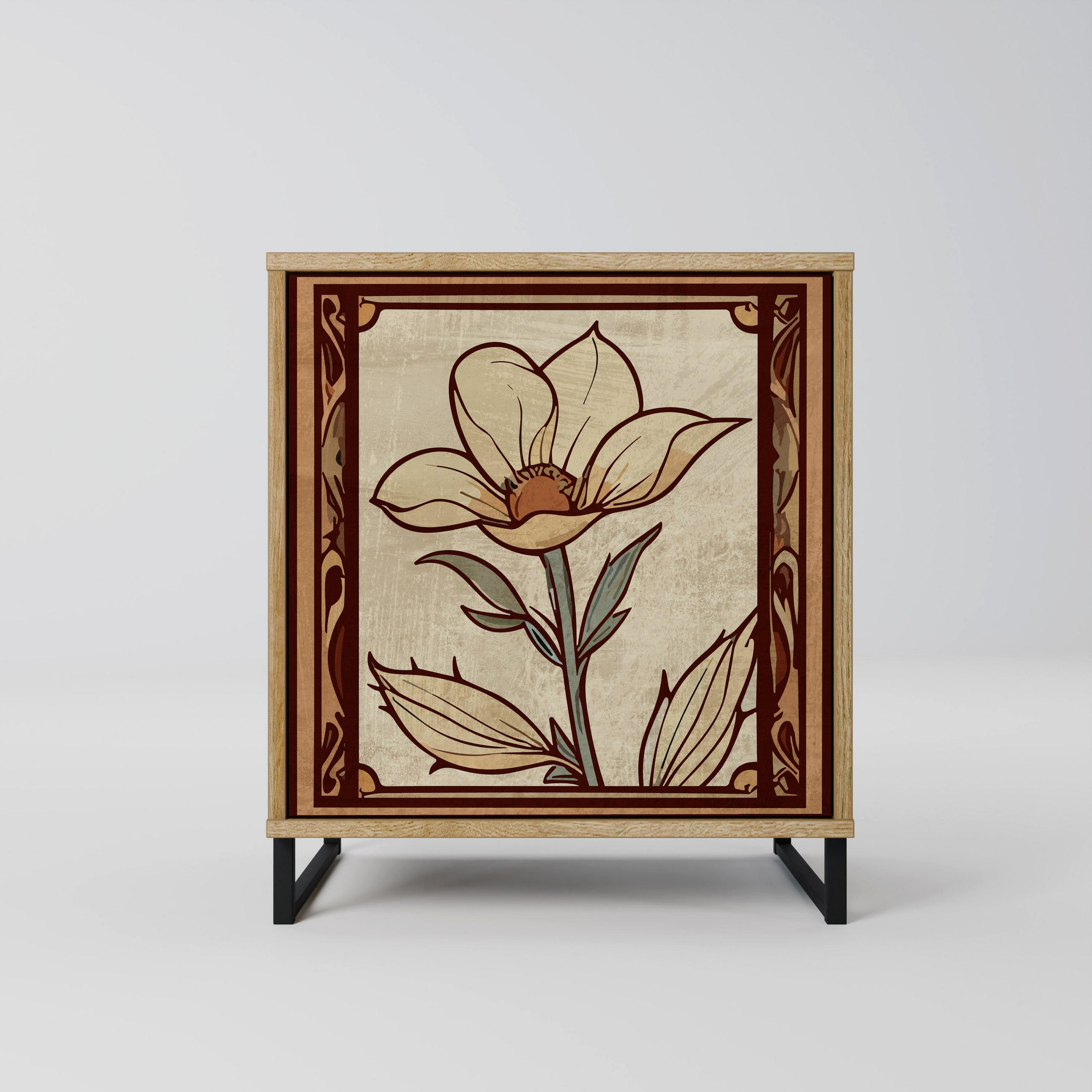 SpaceRebels Sideboard Eiche 57.5x67.5x42 cm