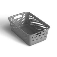 AUFBEWAHRUNGSKORB Anthrazit 30x20x11 cm - 1er Pack - Anthrazit, Kunststoff (20/11/30cm) - ProHome