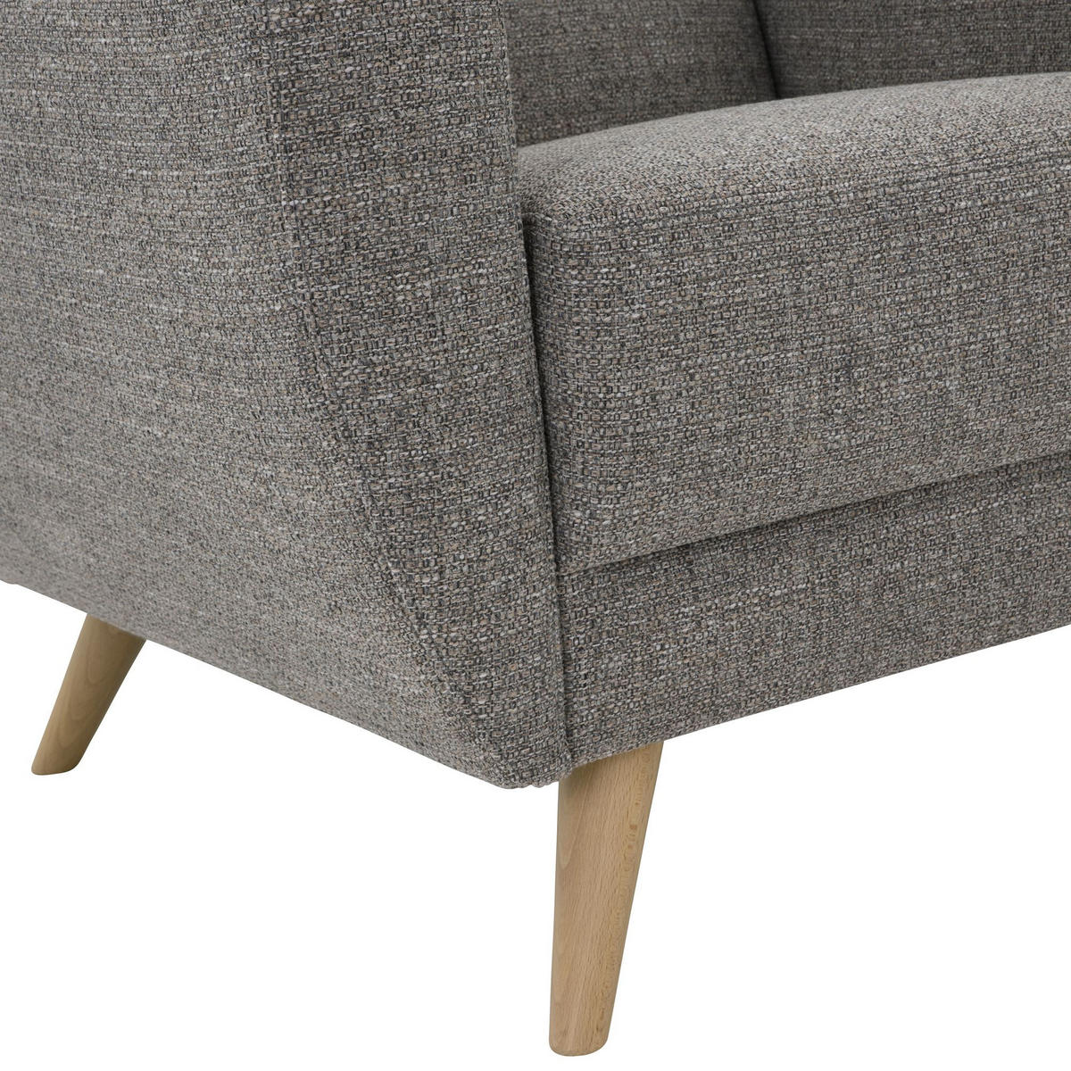 POLSTERSESSEL Kazdoia Flachgewebe grau - Grau, Kunststoff (82/85/83cm) - 58aufmkessel