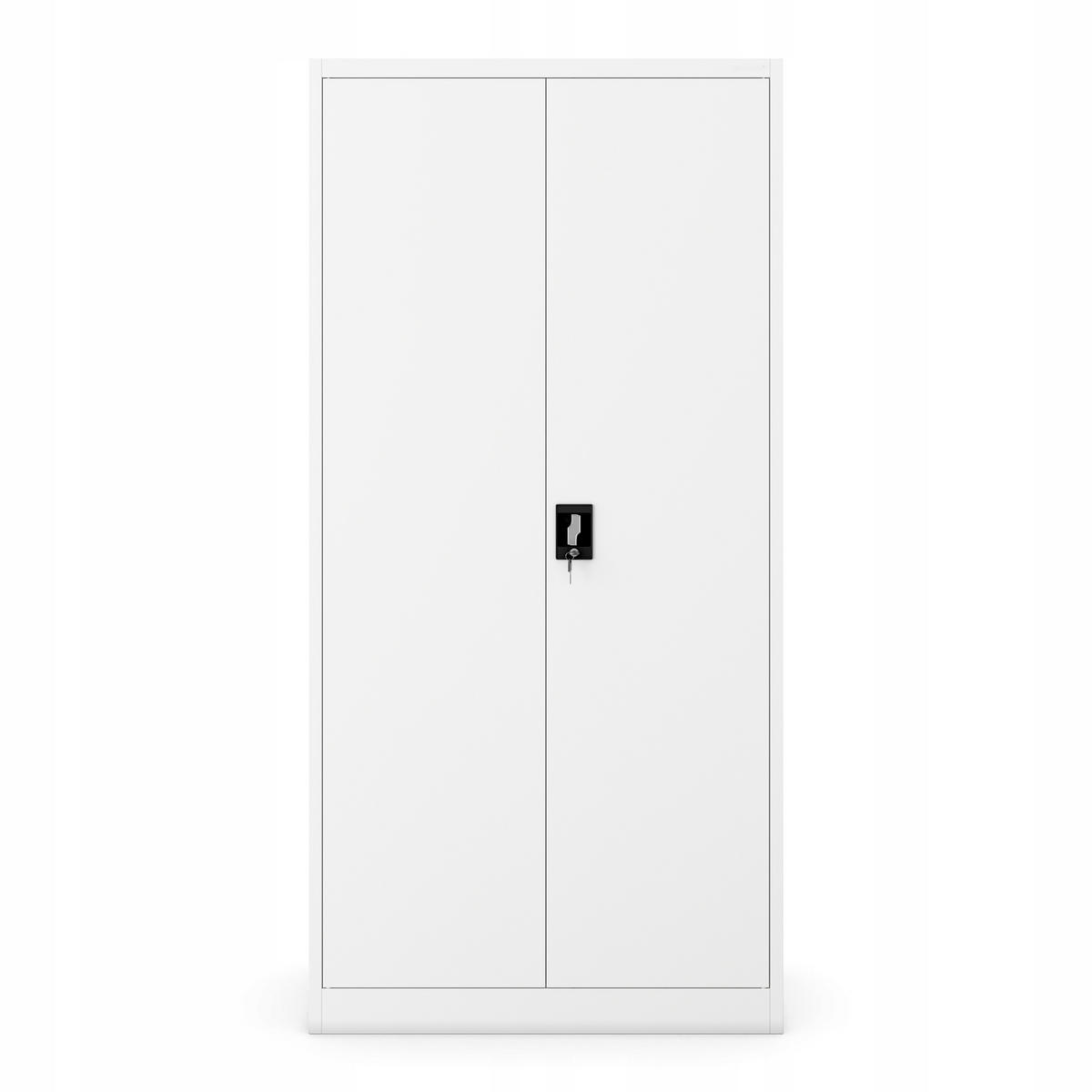 MEHRZWECKSCHRANK DAWID - Weiß, Metall (90/185/45cm) - Jan Nowak