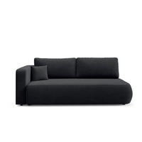 SOFA Antonio 3 Sitzplätze Schwarz - Schwarz, Holz (228/82/106cm) - Petits-meubles
