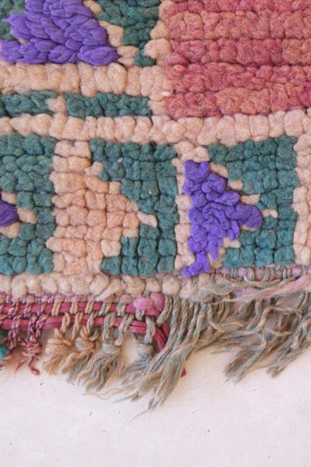 BERBERTEPPICH aus reiner Wolle 73x 266 cm - Pink, Naturmaterialien (73/266cm) - AFK Living