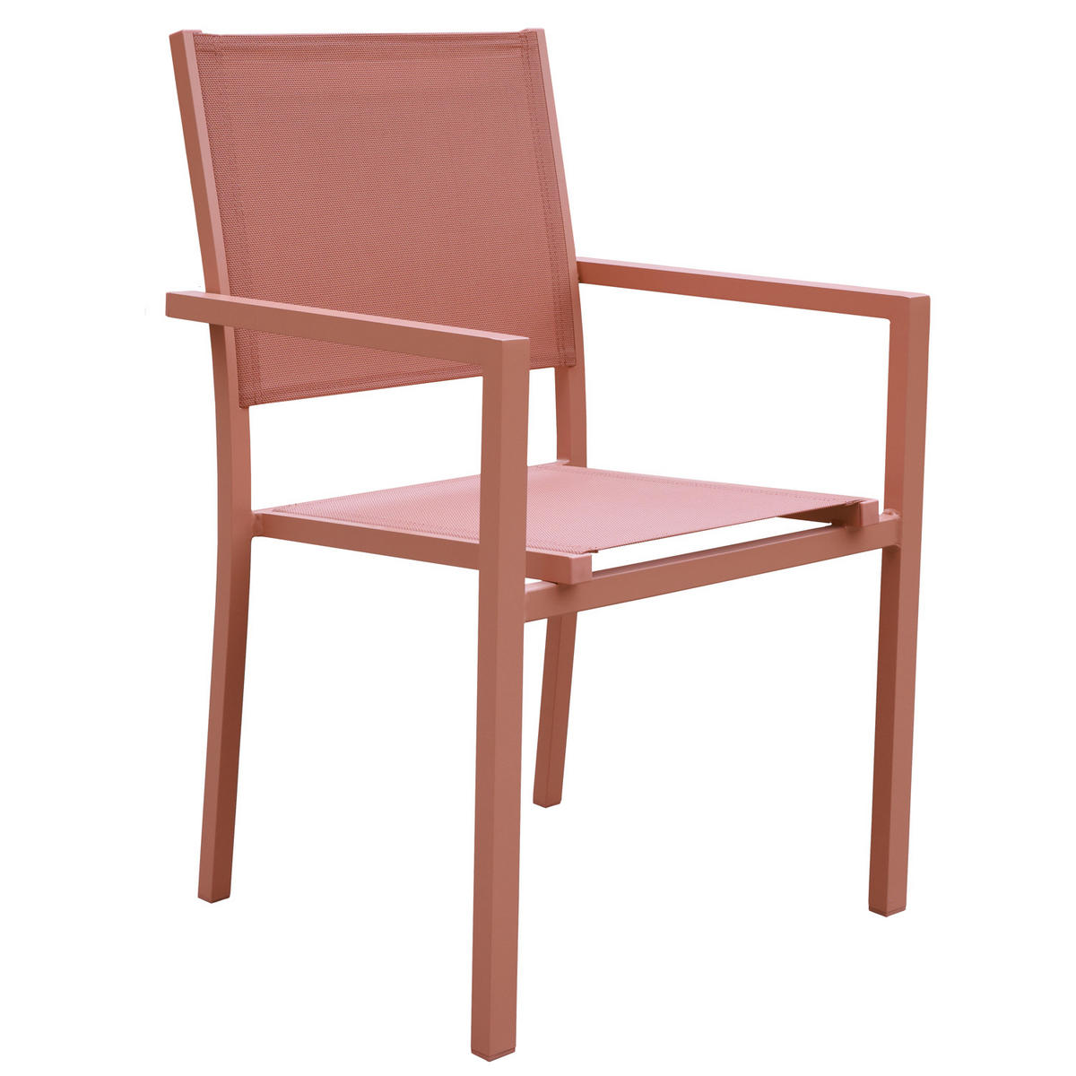 GARTENSTÜHLE Terracotta 4er-Set - Orange, Kunststoff (57/89.5/56.5cm) - Happy Garden