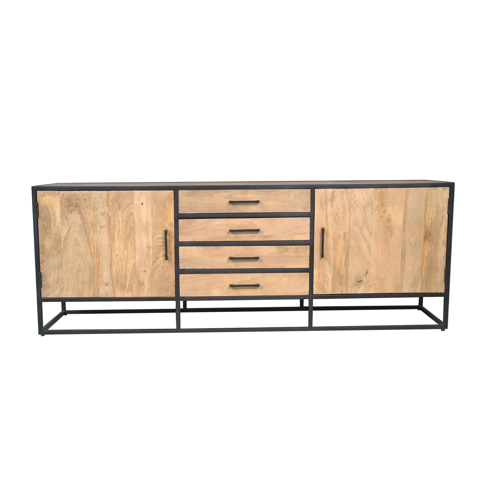 SIDEBOARD Dakota Braun 45/210/75 cm - Braun, Holz (210/75/45cm) - Starfurn