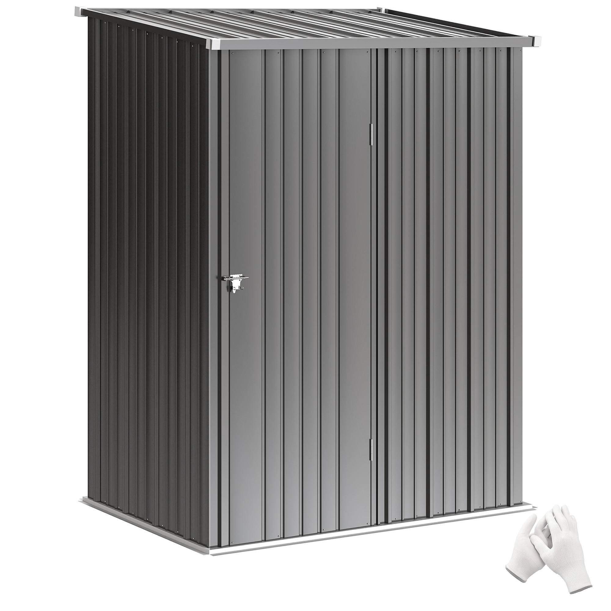 XXXLutz Gartenhaus Schwarz 94.5x196x161.5 cm