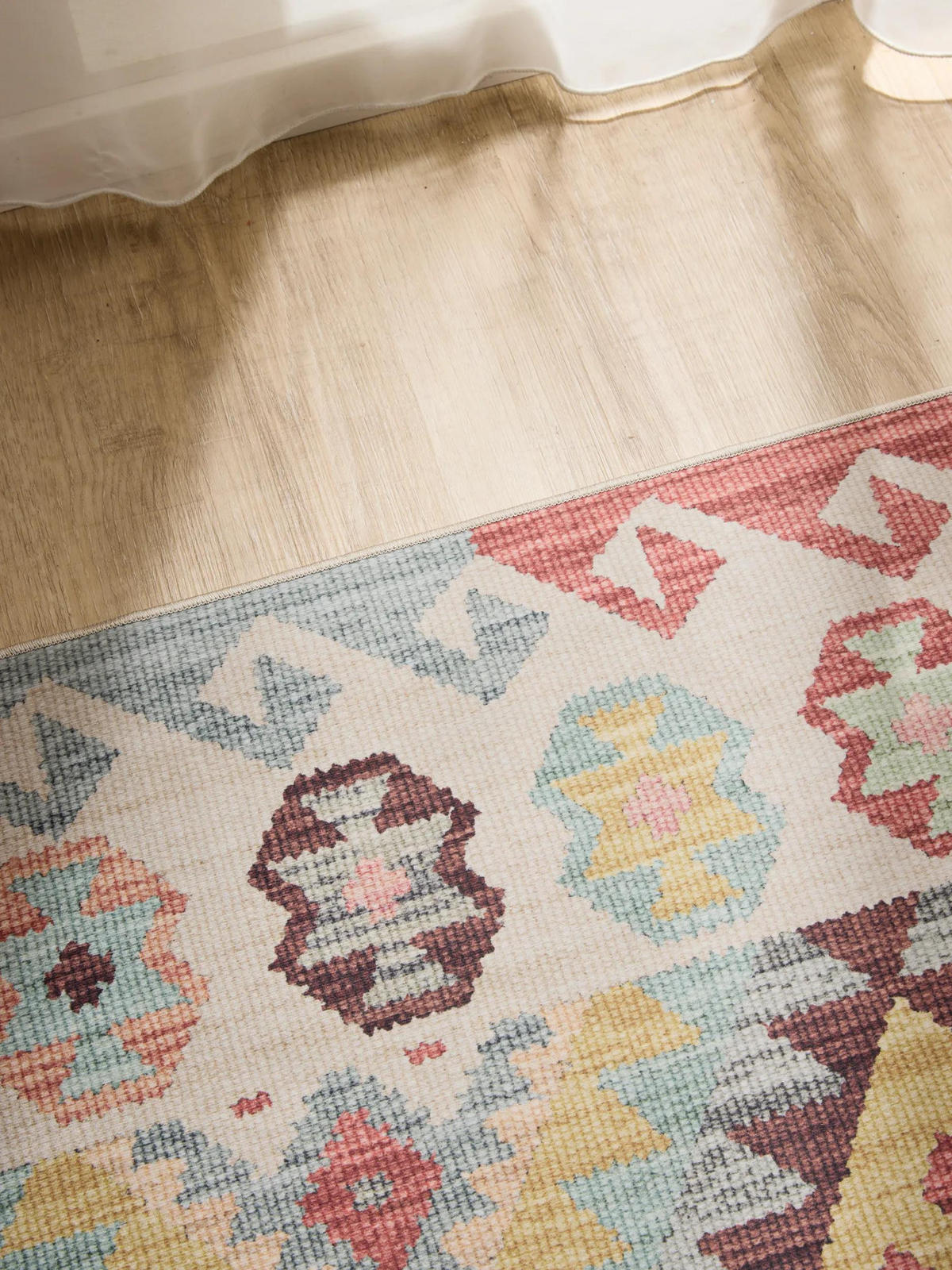 VINTAGE-TEPPICH George waschbar 200x300 cm - Multicolor, Kunststoff (200/300cm) - benuta