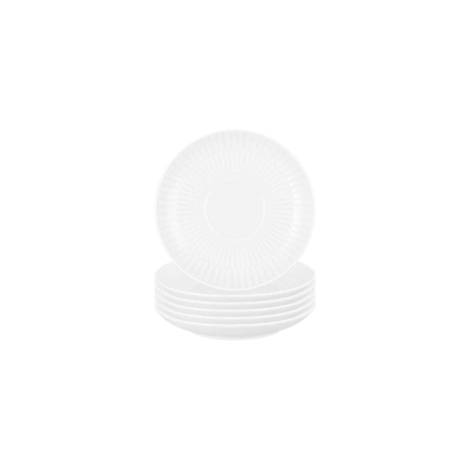 KOMBI-UNTERTASSEN Amina Weiß ø 12 cm 6er Set - Weiß, Keramik (12cm) - Seltmann Weiden