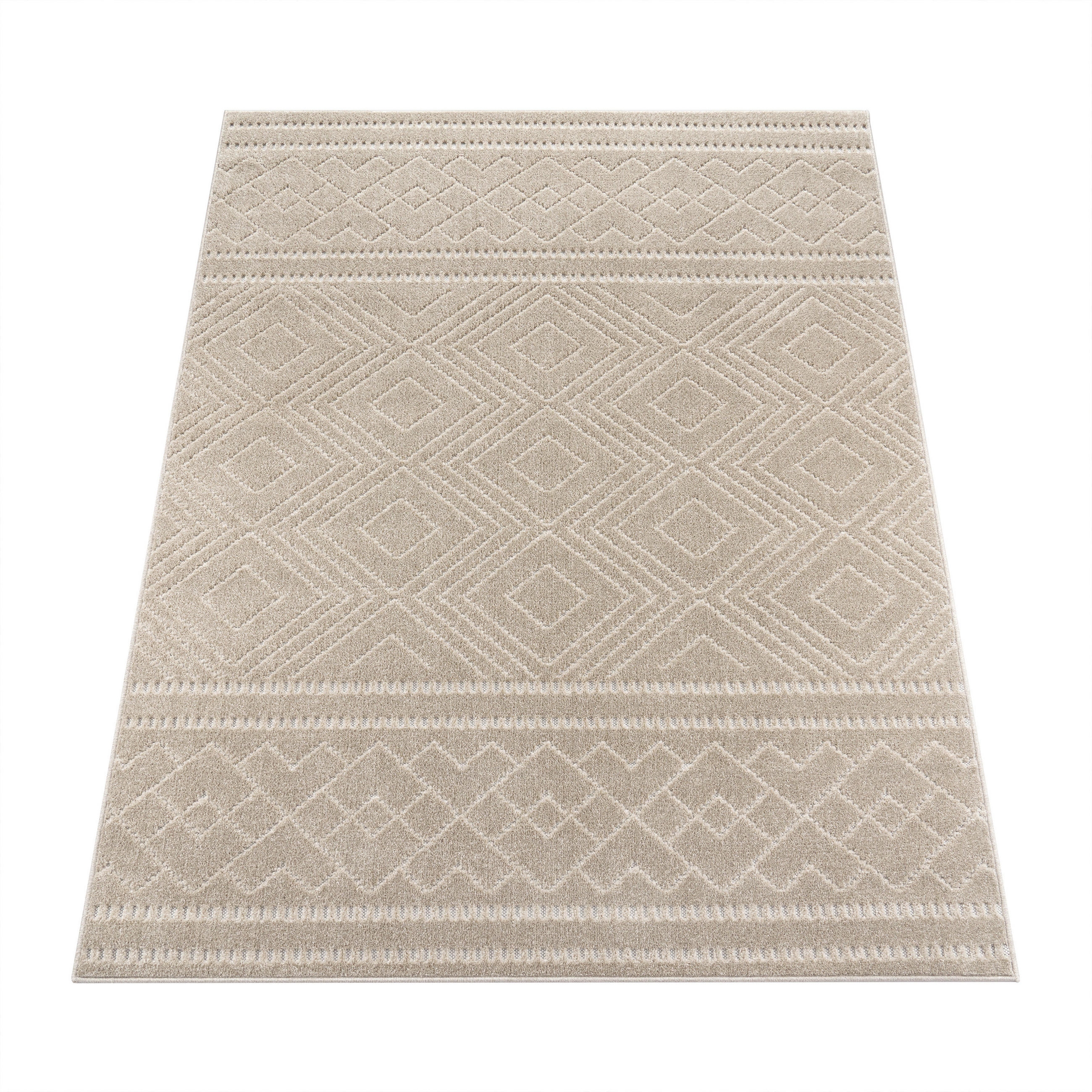 OUTDOORTEPPICH 80/150 cm Stilo 866 - Beige, Textil (80/150cm) - Paco Home