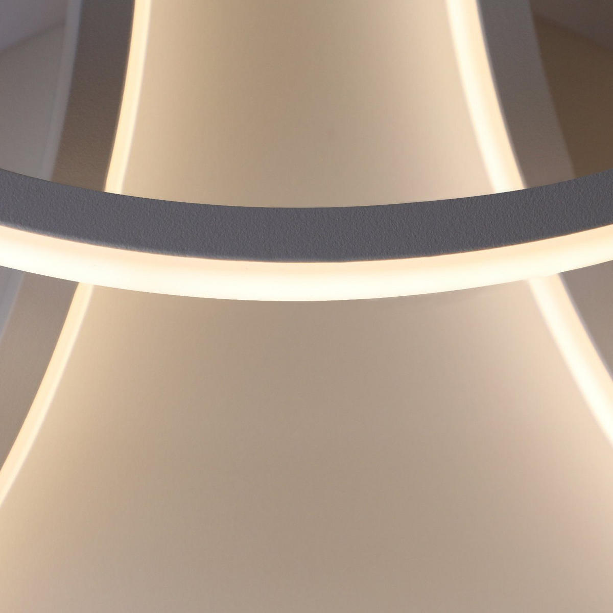 LED-DECKENLEUCHTE Naxis 50/50/9 cm - Weiß, Metall (50/50/9cm) - Nettlife