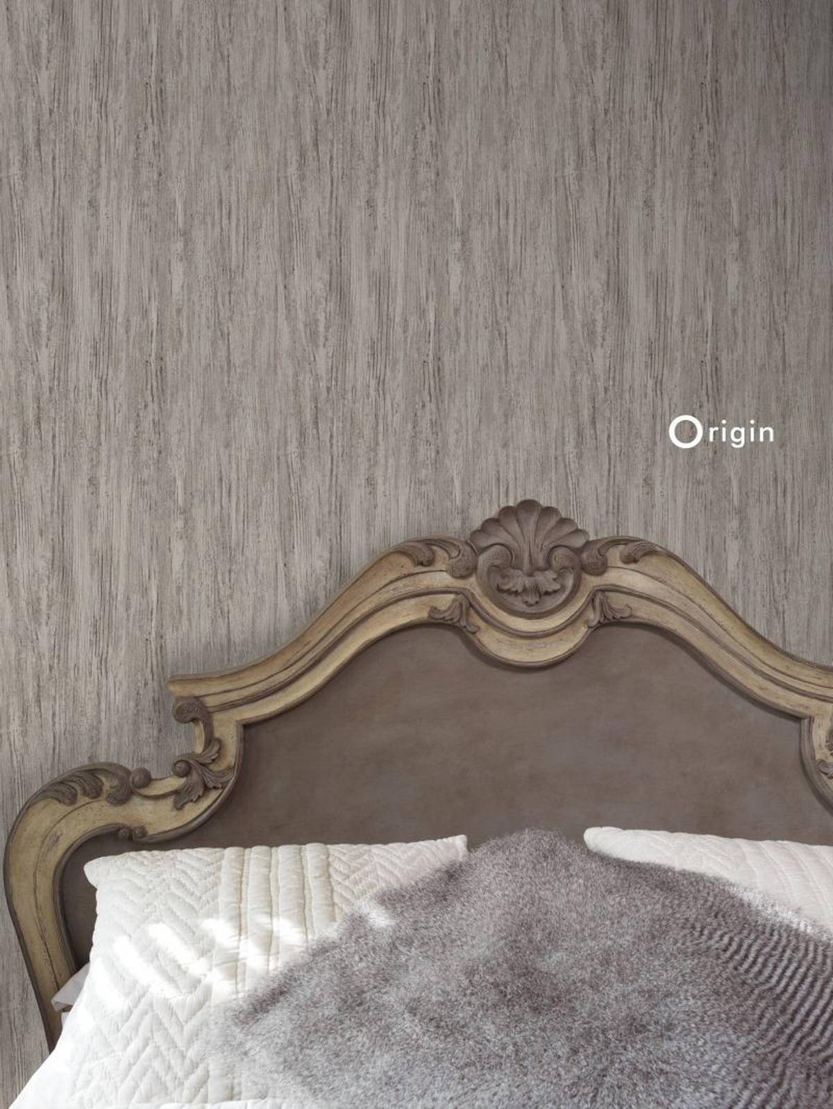 TAPETE Holzoptik 53 cm x 10.05 m - Braun, Papier (53/1000cm) - Origin Wallcoverings