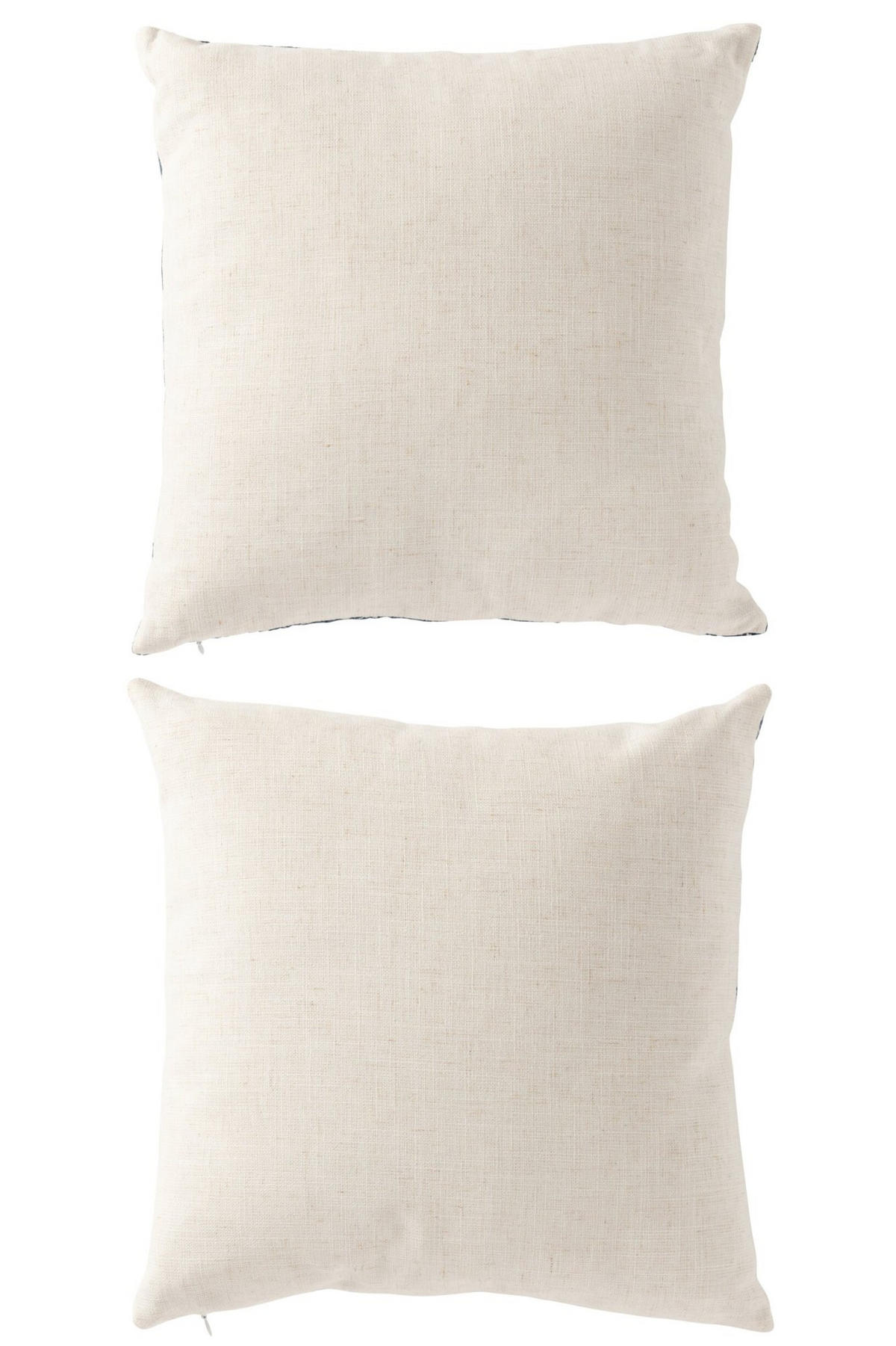 KISSEN BLUMENMUSTER VIERECKIG Blau - Blau, Textil (45/45cm) - J-Line