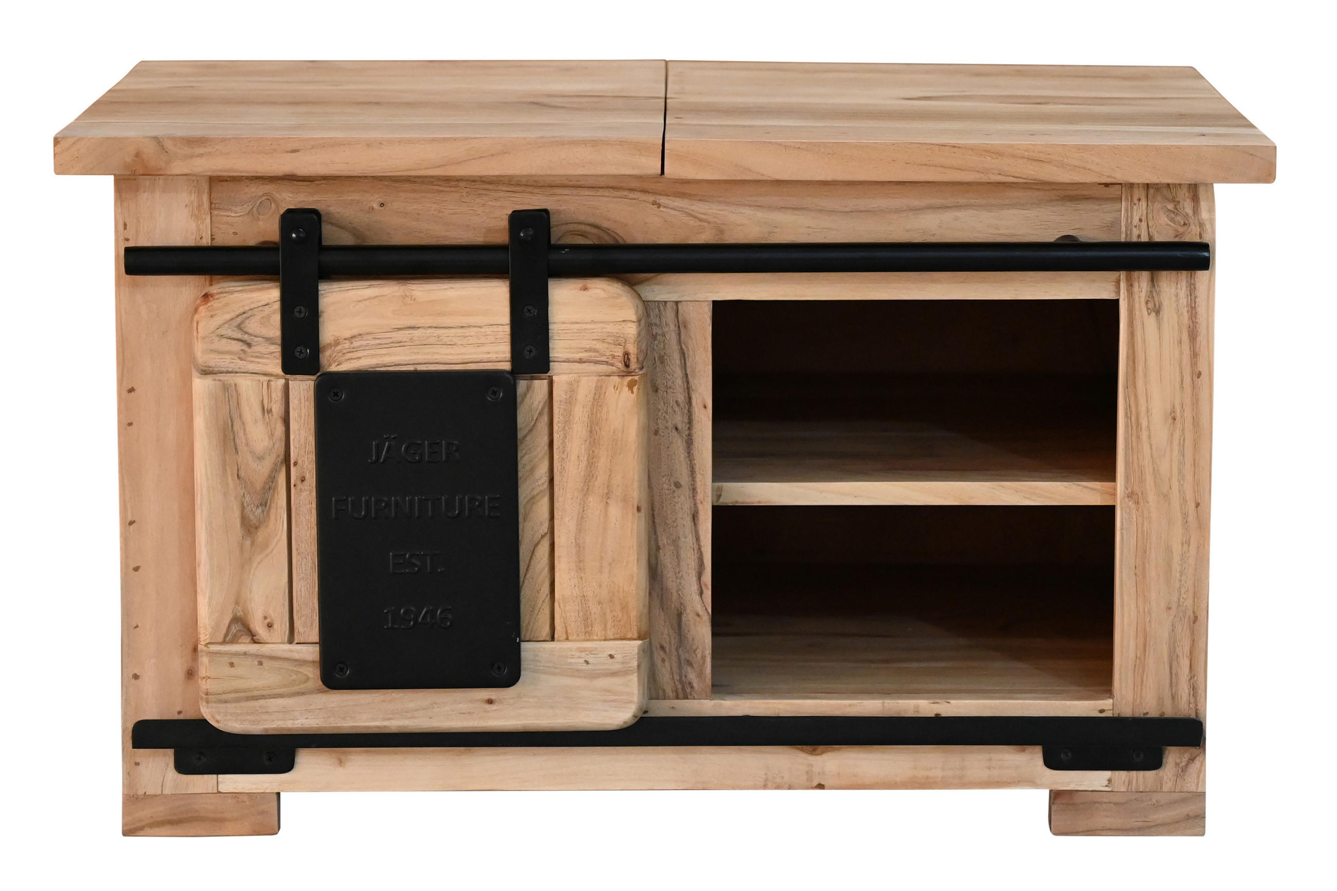 LOWBOARD LIBRO - Beige/Naturfarben, Holz (76/45/51cm) - SAM