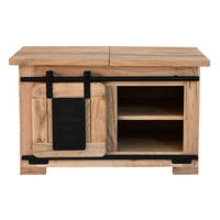 LOWBOARD LIBRO - Beige/Naturfarben, Holz (76/45/51cm) - SAM