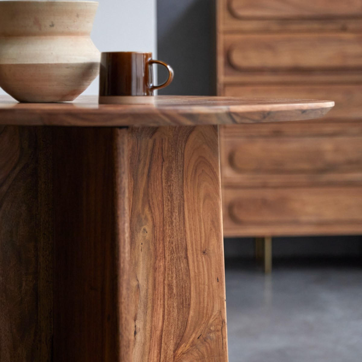 TISCH Anja Braun aus Palisander - Braun, Holz (91/91/76cm) - Tikamoon