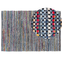 TEPPICH geflochten Alanya 200/140 cm - Multicolor, Textil (140/200cm) - Beliani