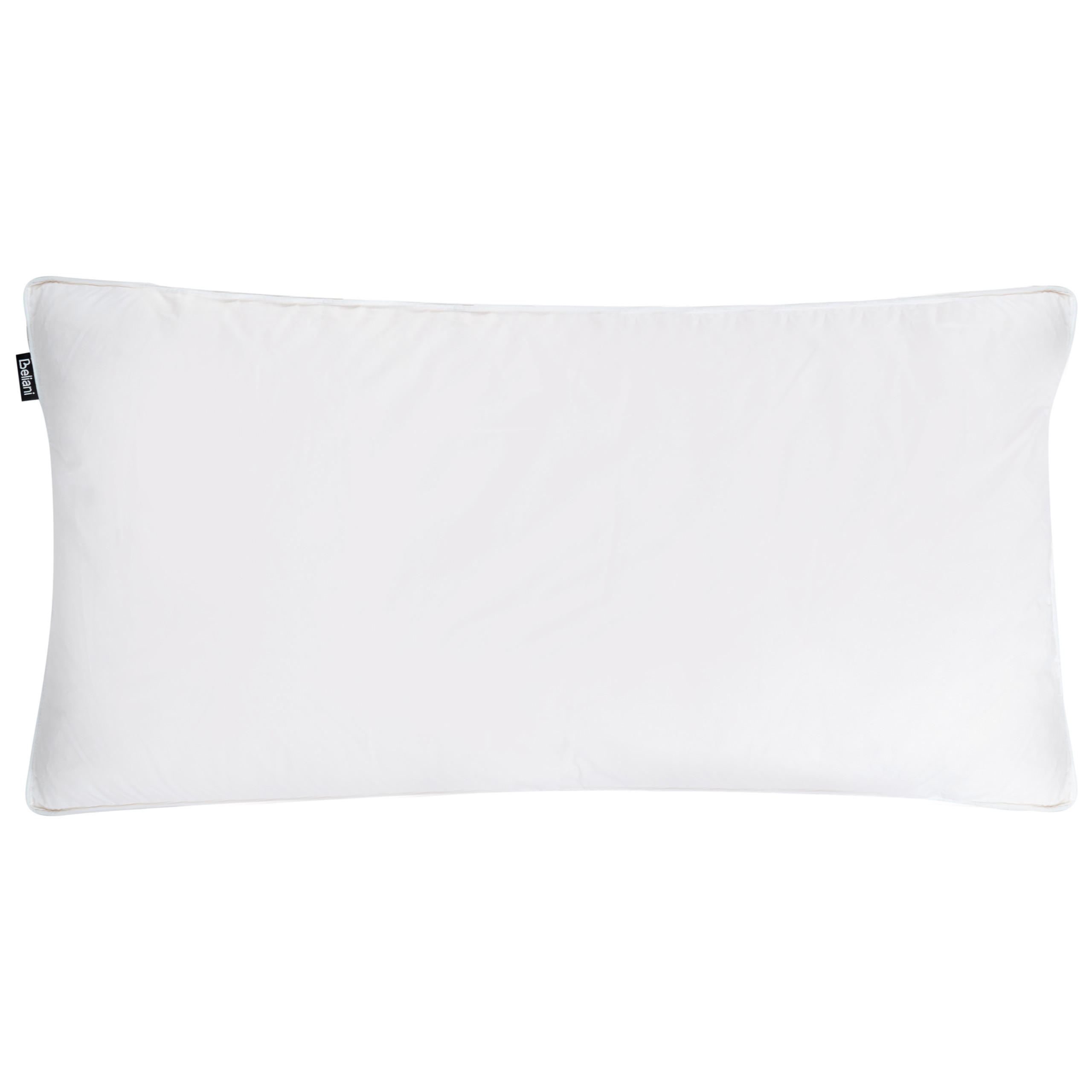KOPFKISSEN Weiß 80/40 cm Vihren - Weiß, Naturmaterialien (80/40cm) - Beliani