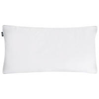 KOPFKISSEN Weiß 80/40 cm Vihren - Weiß, Naturmaterialen (80/40cm) - Beliani