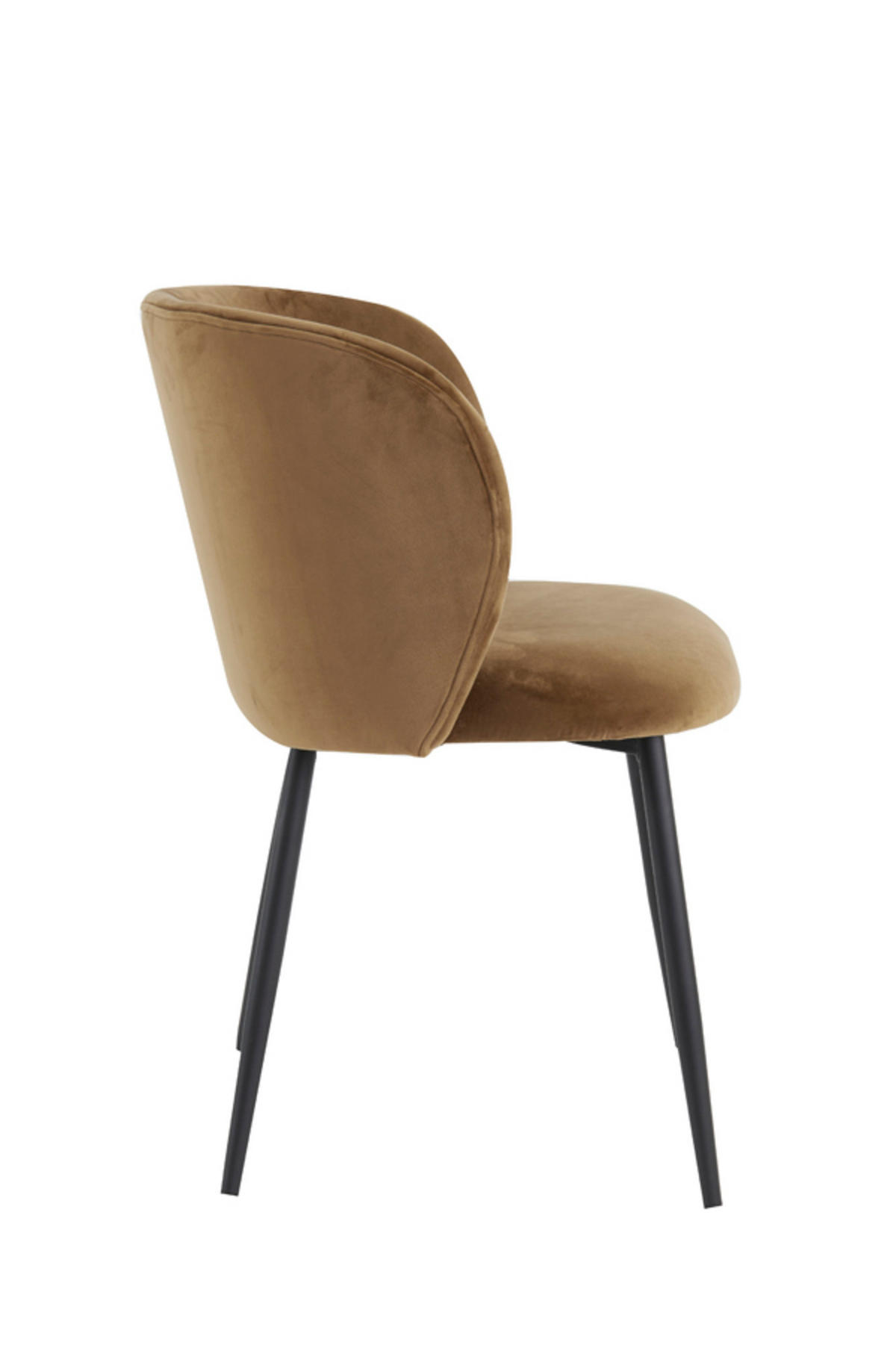 ESSZIMMERSTUHL Elyna Braun 56/55/79 cm - Braun, Textil (55/79/56cm) - Light & Living