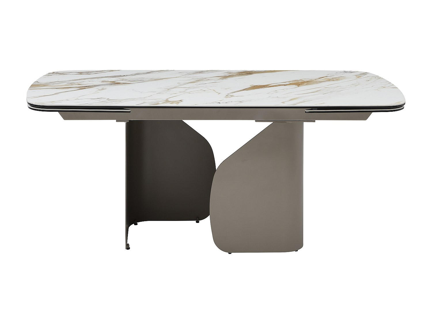 ESSTISCH - 6 Personen, 8 Personen, 10 Personen - glas - weiß Camuvo - Weiß, Glas/Keramik (90/220/75cm) - Vente-Unique
