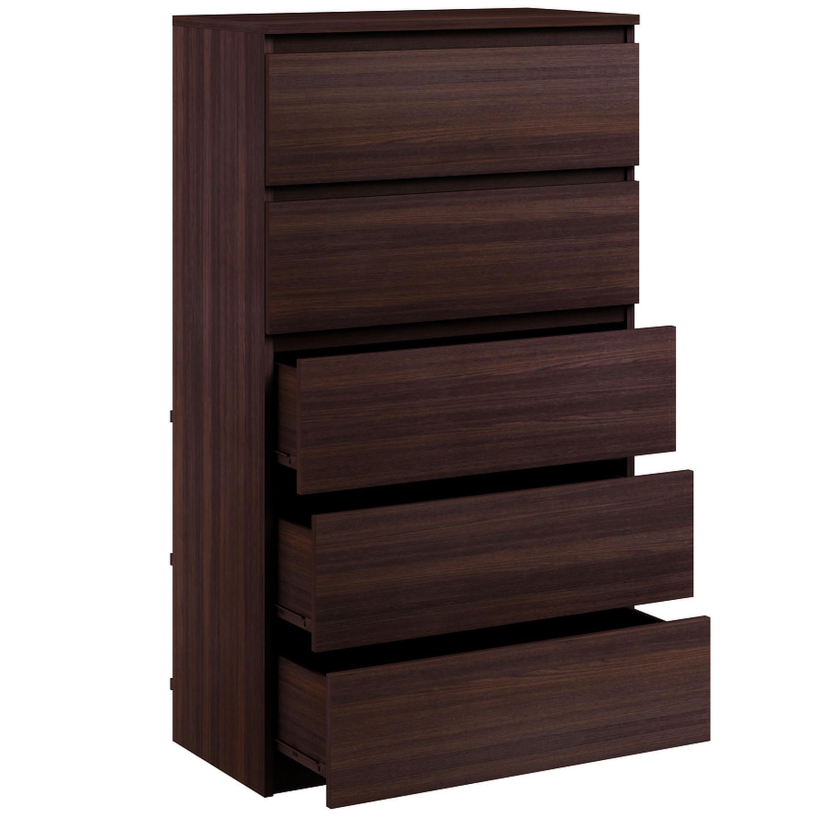 KOMMODE bella5 - Wengefarben, Holzwerkstoff (70/121/35cm) - roe furniture