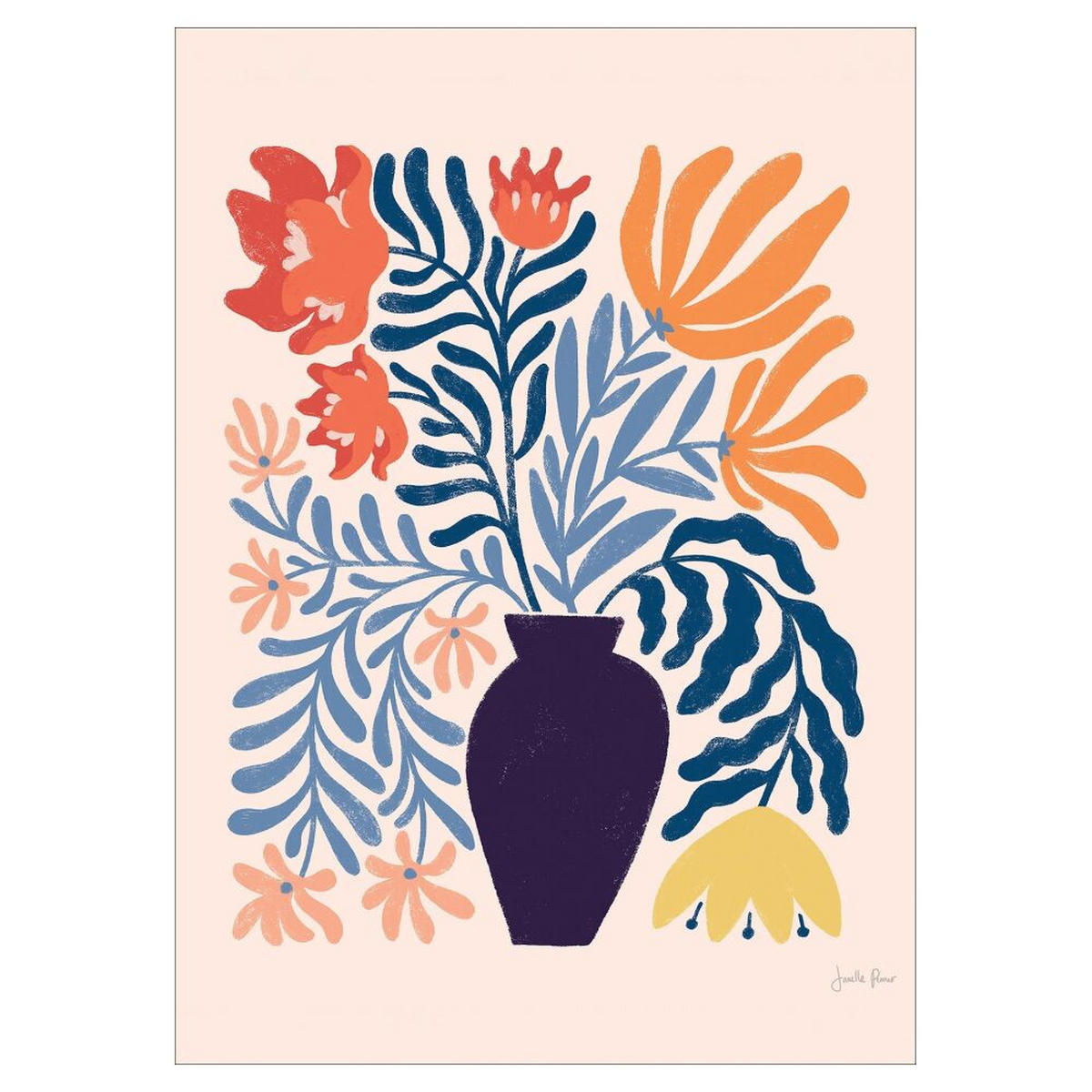 POSTER Wild Apple - Floral No. 2 - Multicolor, Papier (50/70/0.1cm) - Poster&Frame