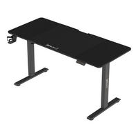 COMPUTERTISCH Stryn - Schwarz Hochglanz, Metall (60/140/117cm) - pro.tec