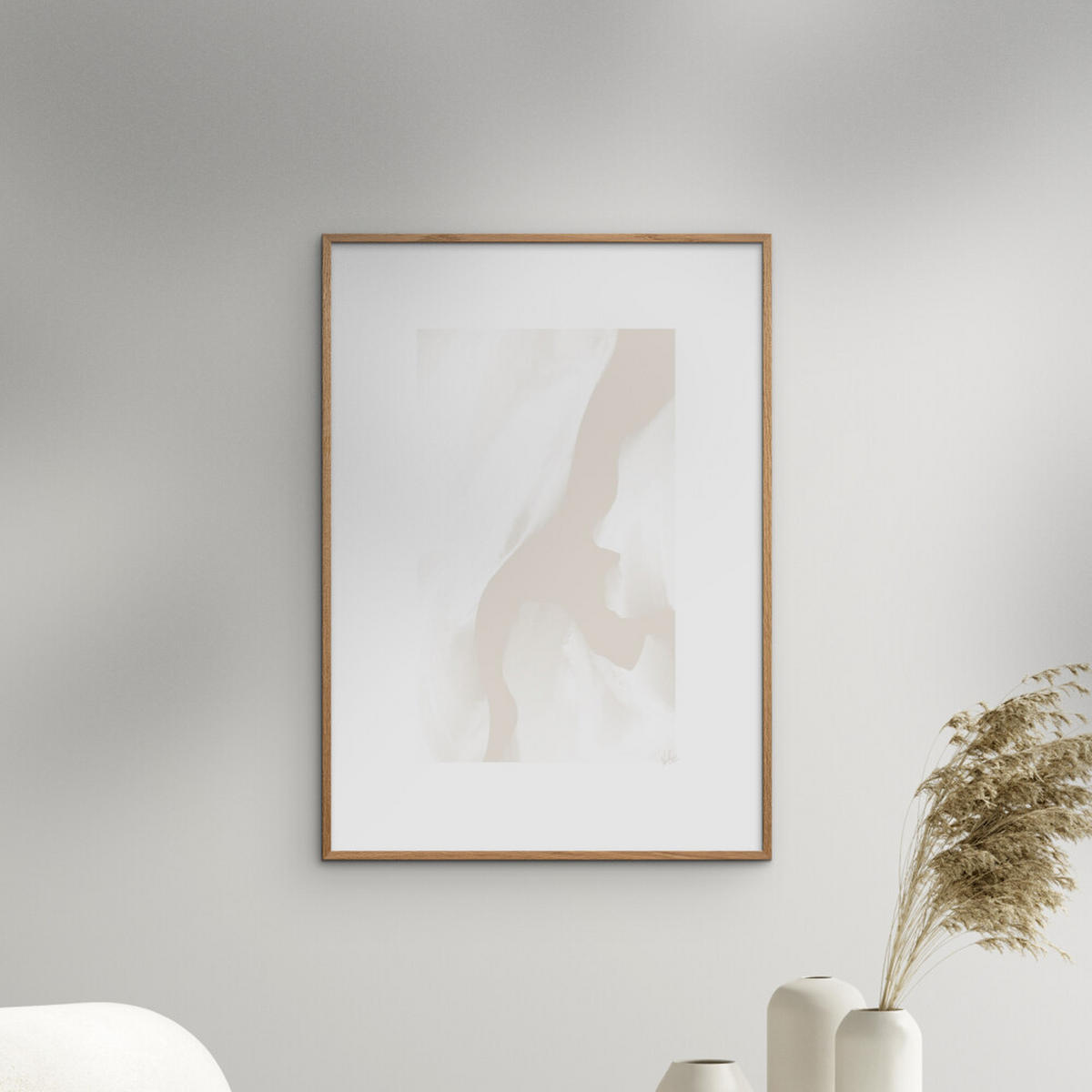 POSTER N. Atelier - Tons Faibles - Naturfarben, Papier (70/100/0.1cm) - Poster&Frame