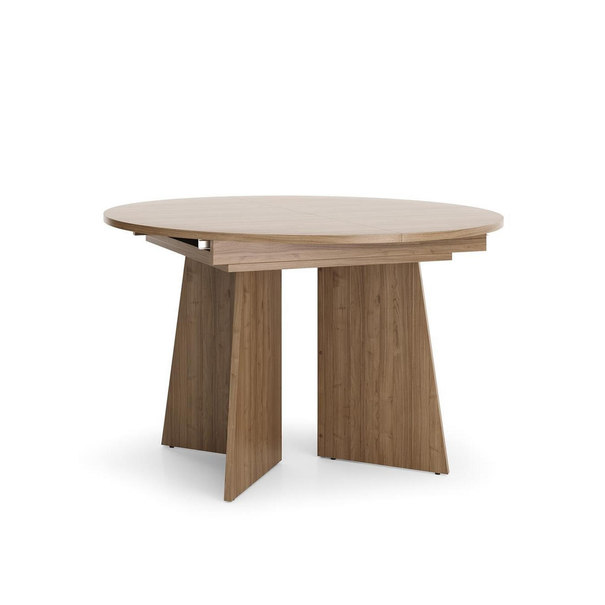 ESSTISCH Aurena, Kaschmir mit Walnuss - Walnussfarben, Holzwerkstoff (120/160/76cm) - Bettso