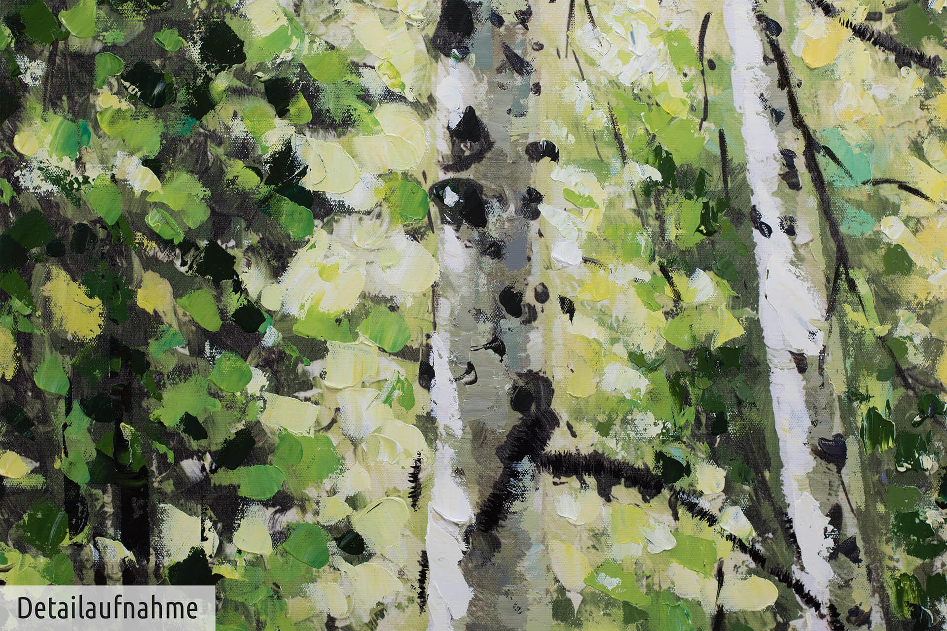 ÖLGEMÄLDE 123/83 cm - Grün, Holz/Textil (3/83cm) - KUNSTLOFT