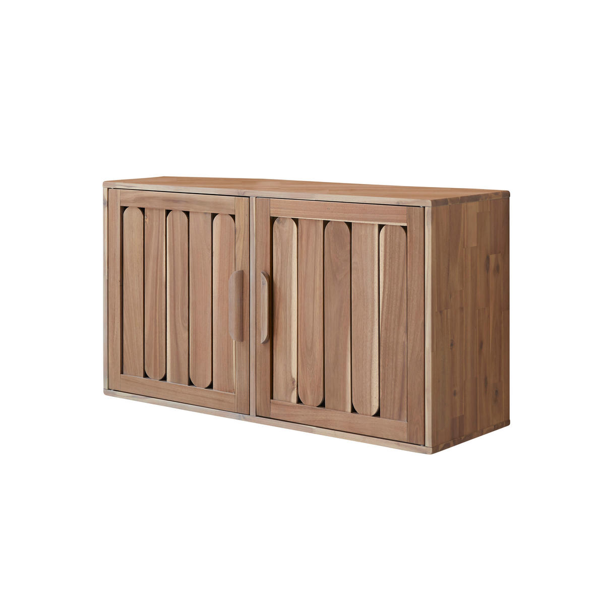 BADEZIMMERMÖBEL Lila Natur aus Akazie - Naturfarben, Holz (120/65/40cm) - Tikamoon
