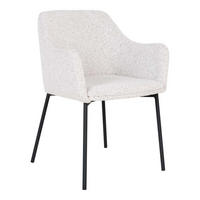 ESSZIMMERSTUHL weiß - Weiß, Textil/Metall (57/80/56cm) - ebuy24