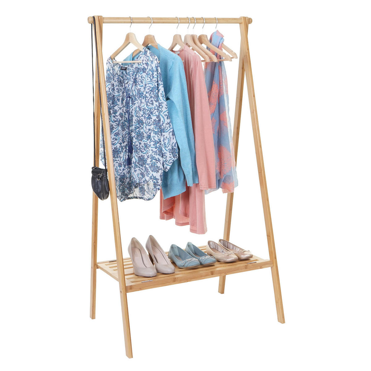STANDGARDEROBE Braun - Braun, Holz (84/149/57cm) - MCW
