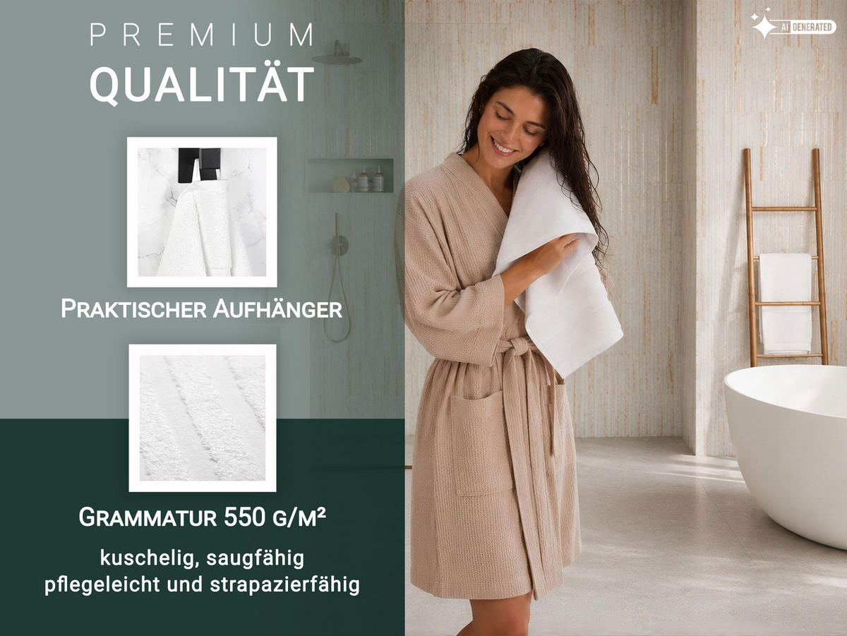 HANDTÜCHER, 6er-Set, 50x70 cm, 100% Baumwolle, Weiß - Weiß, Textil (50/70cm) - Zollner