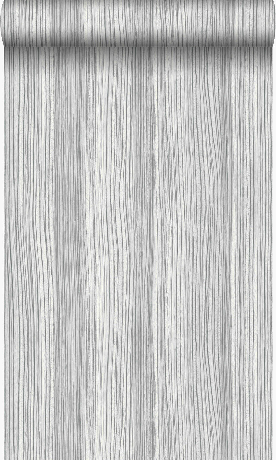 TAPETE Streifenmuster 53 cm x 10.05 m - Grau, Papier (53/1000cm) - Origin Wallcoverings