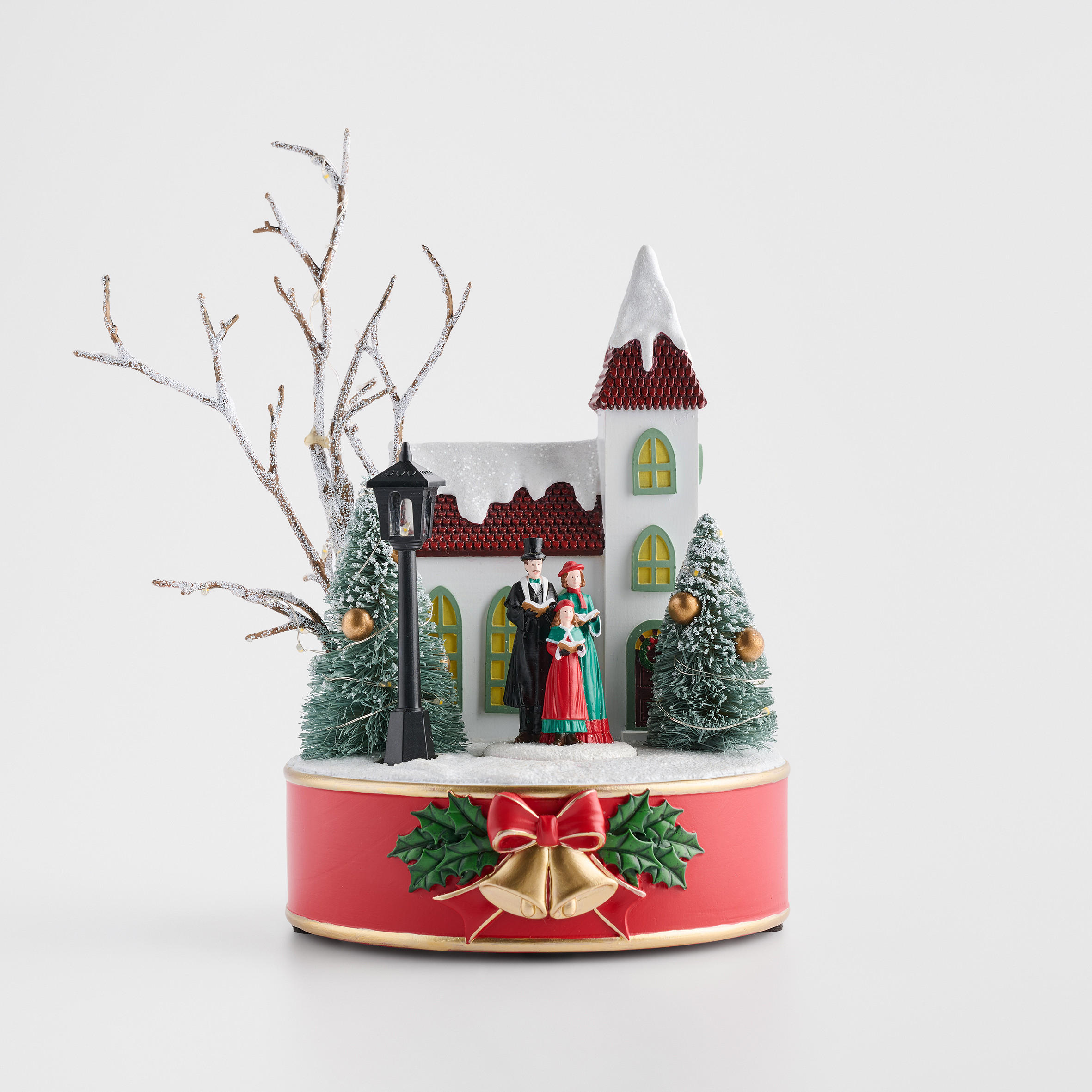 DEKOFIGUR Led FESTIVELLE, 26 x 21 cm, Rosa, Beleuchtet Weihnachtsfigur, Weihnachtsdeko, Deko Wohnzimmer, Winter Christmas, XMAS Geschenk - Rot, Kunststoff (14/26/21cm) - home&you