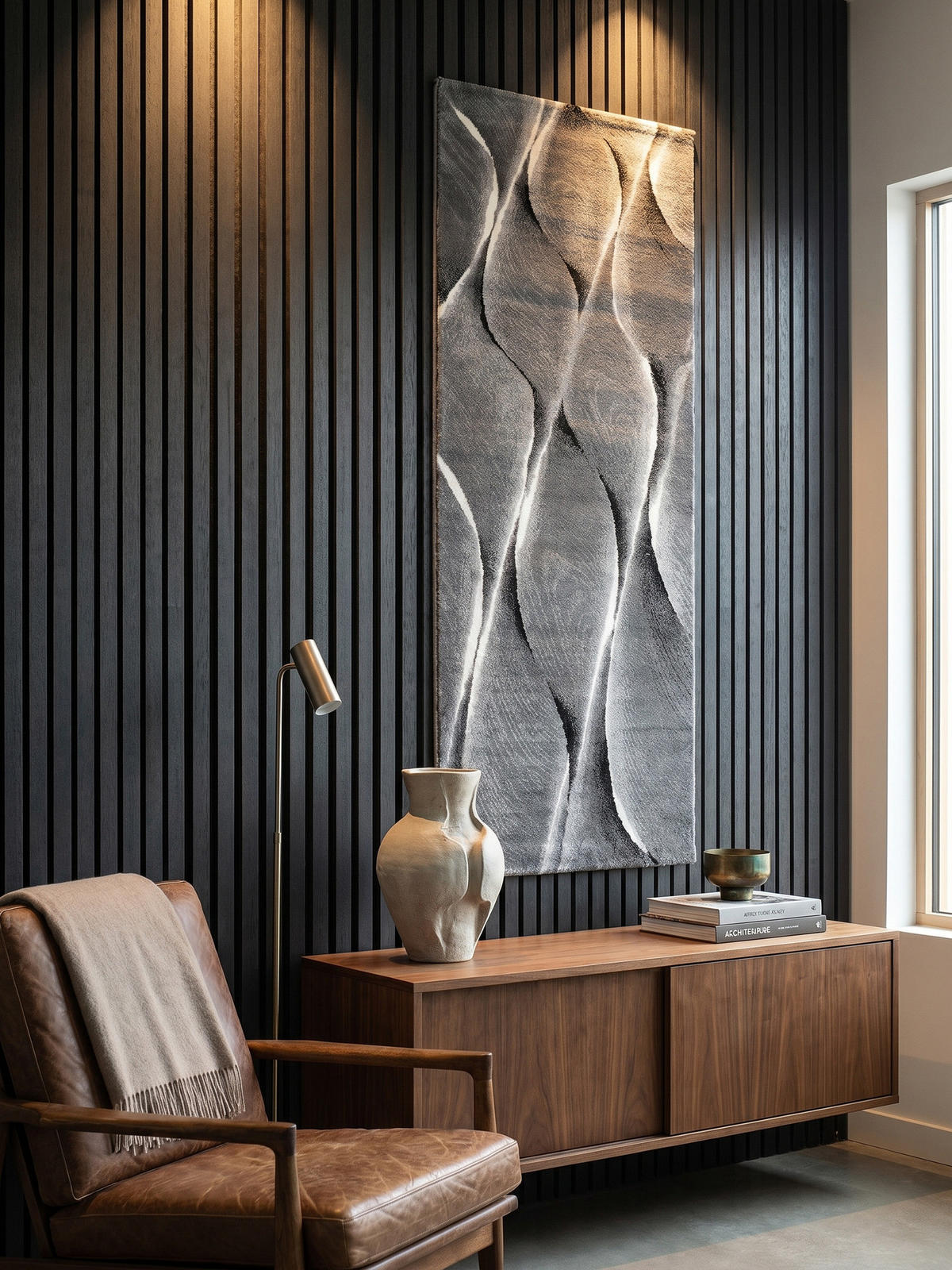 KURZFLORTEPPICH DRAU, mit Farbverlauf, Schwarz, 80 x 300 cm - Grau, Textil (80/300cm) - KADIMA DESIGN