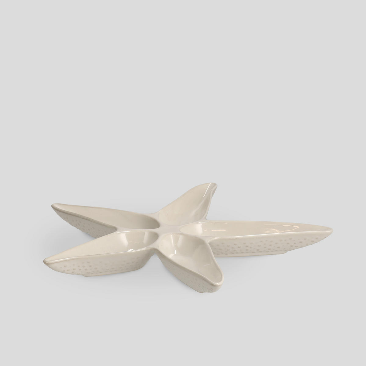 SERVIERTELLER Estrella - Weiß, Keramik (34/3.2/36.7cm) - home&you