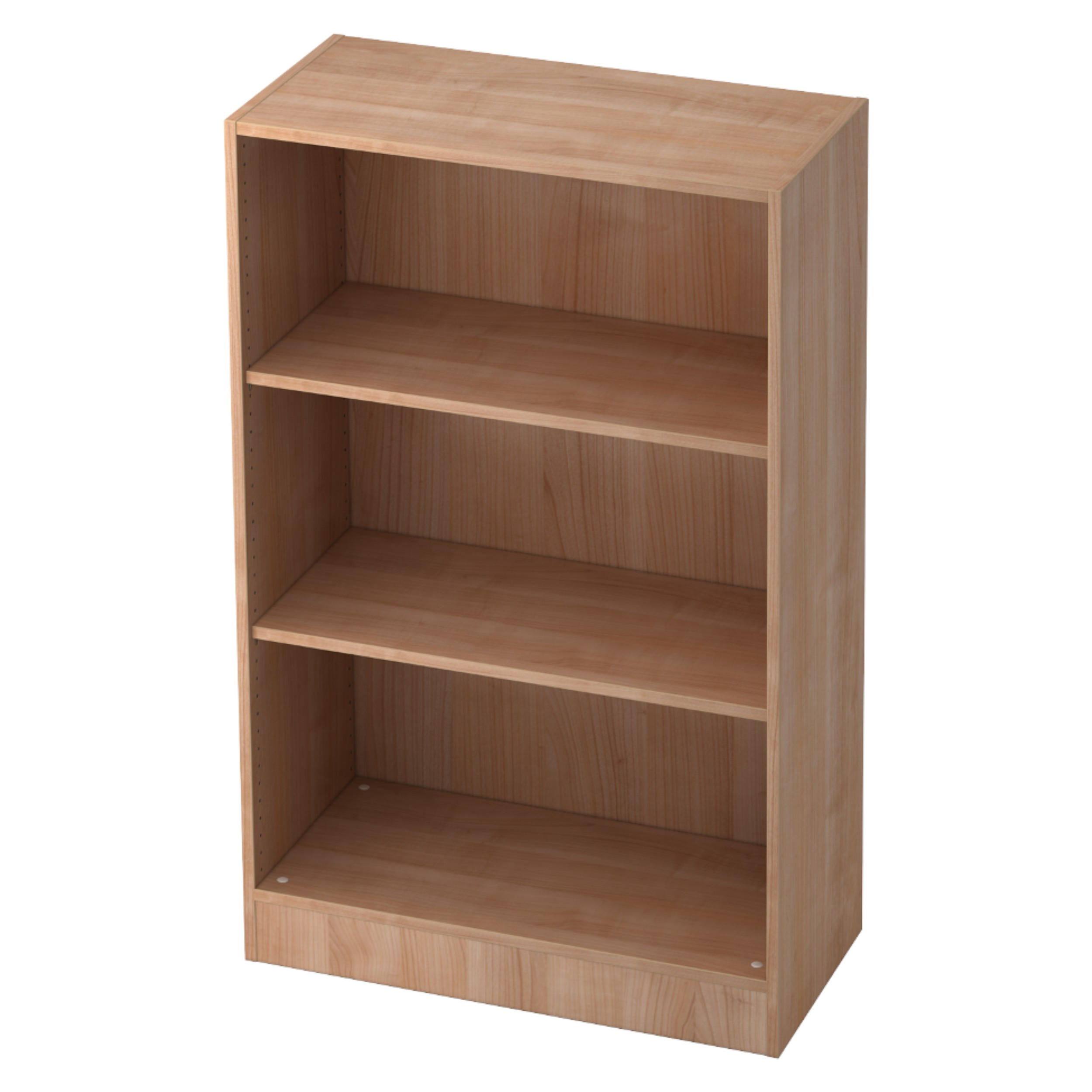 REGAL - 3 Ordnerhöhen 40/80/127 cm in Nussbaumfarben - Nussbaumfarben, Holzwerkstoff (80/127/40cm) - bümö