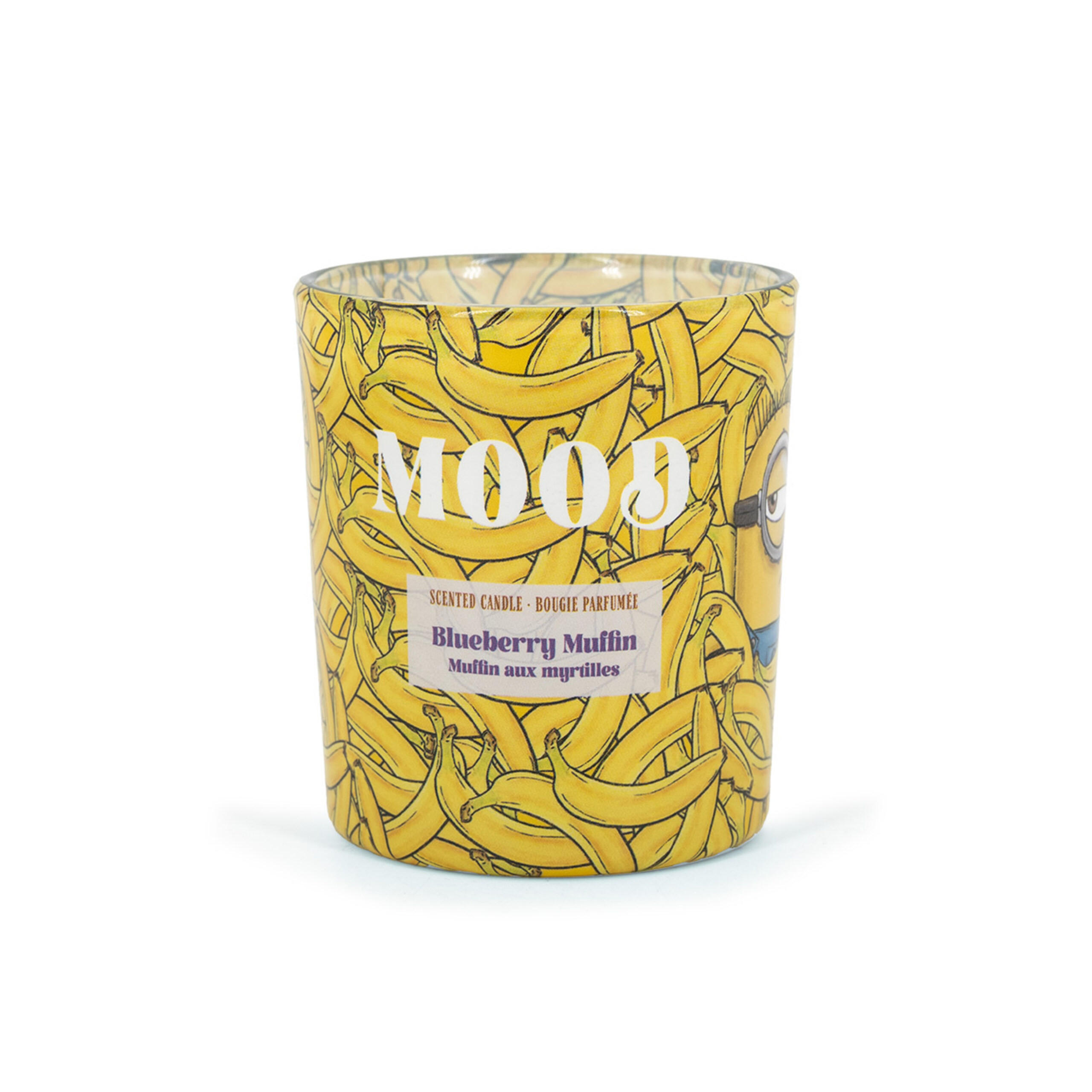 DUFTKERZE - Gelb, Naturmaterialien/Glas (7.5cm)